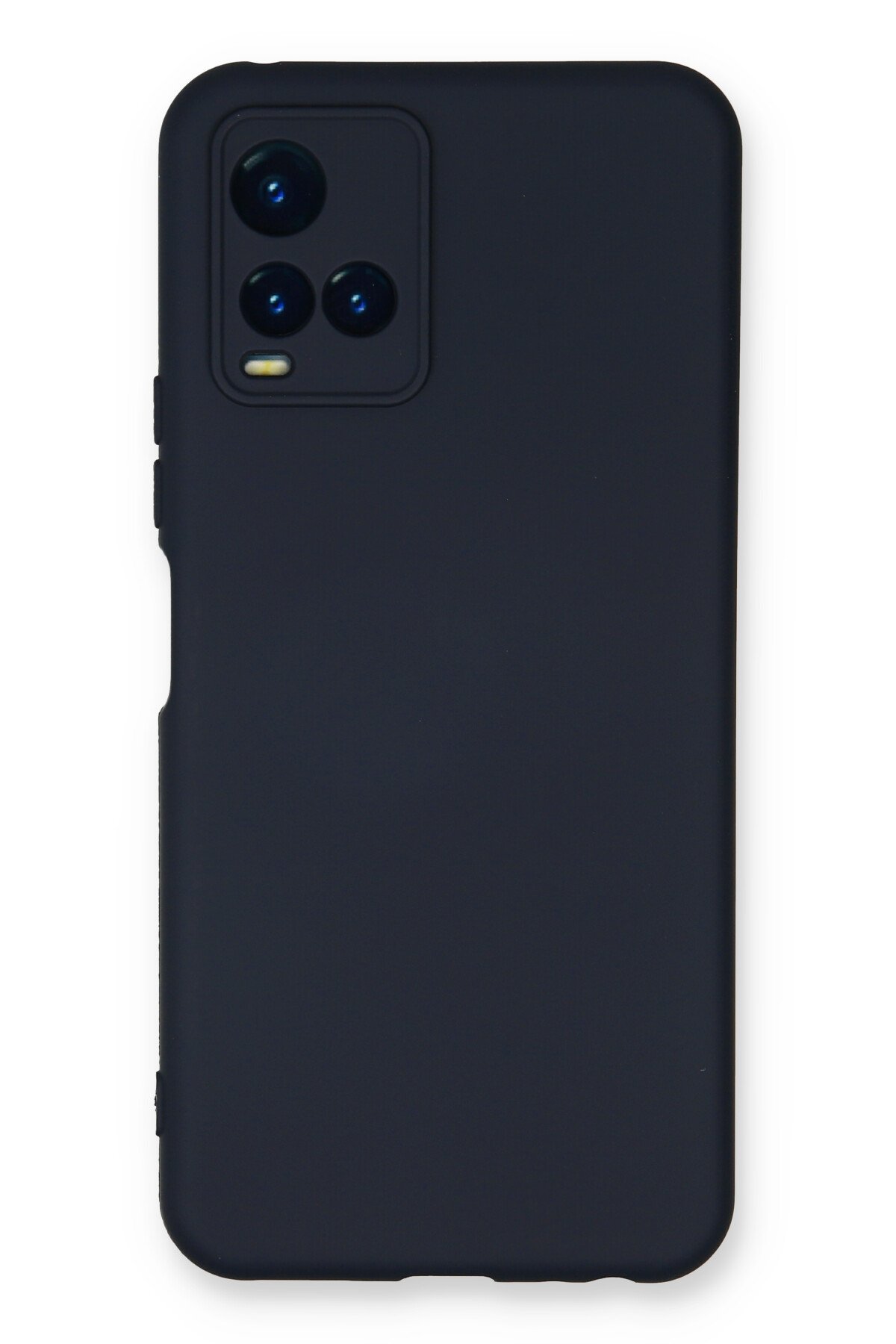 Newface Vivo Y33S Kılıf Nano içi Kadife Silikon - Siyah