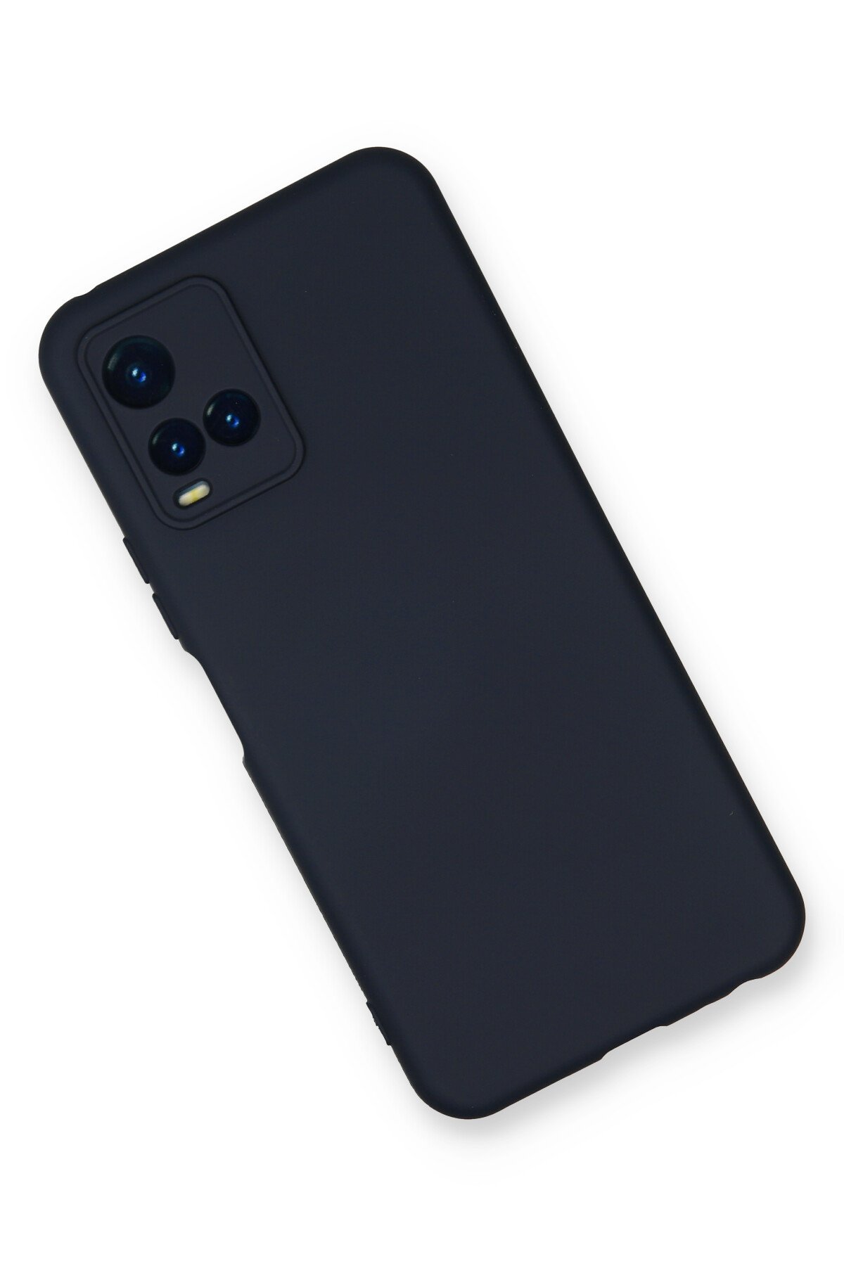 Newface Vivo Y33S Kılıf Nano içi Kadife Silikon - Siyah