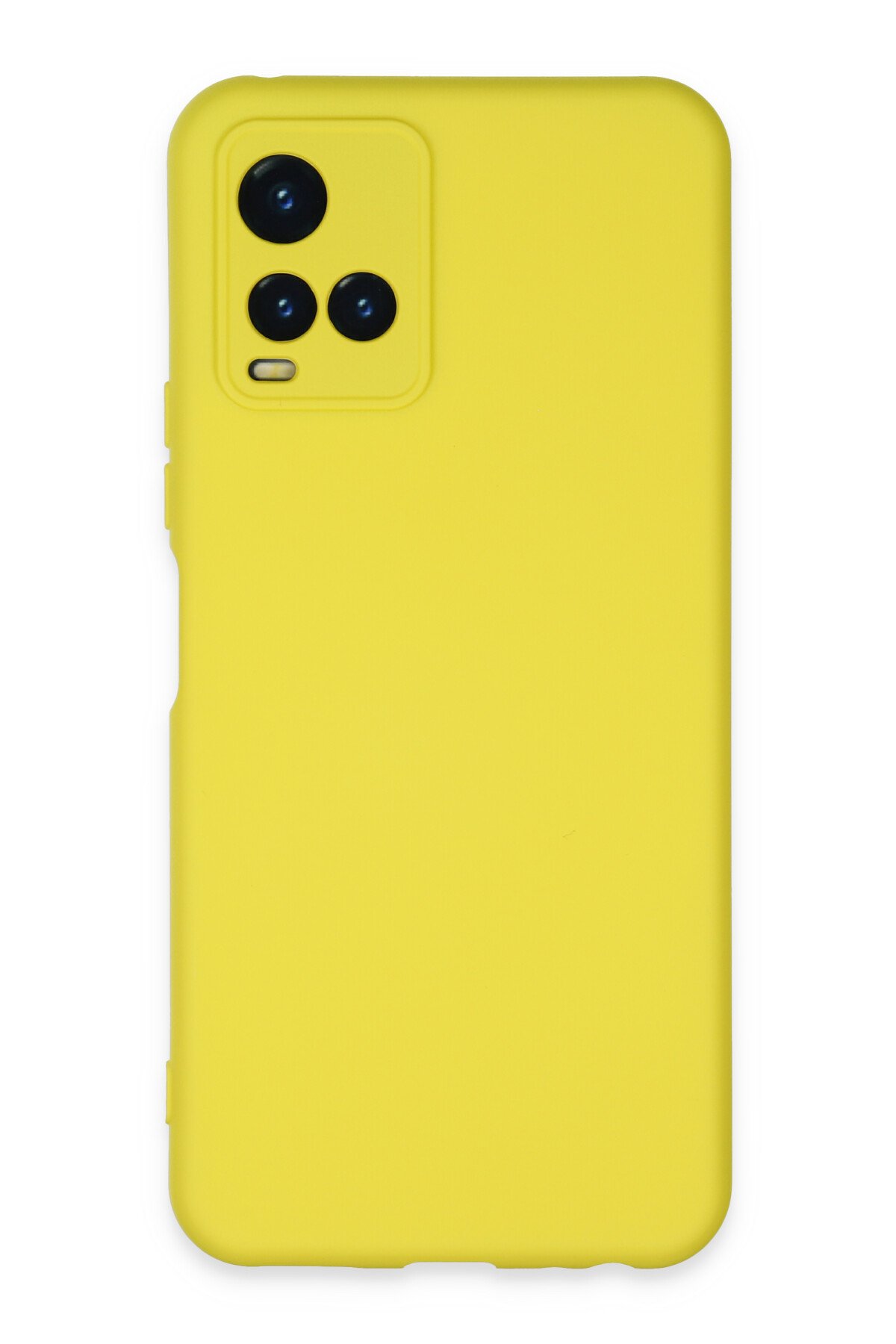 Newface Vivo Y33S Kılıf Palm Buzlu Kamera Sürgülü Silikon - Siyah