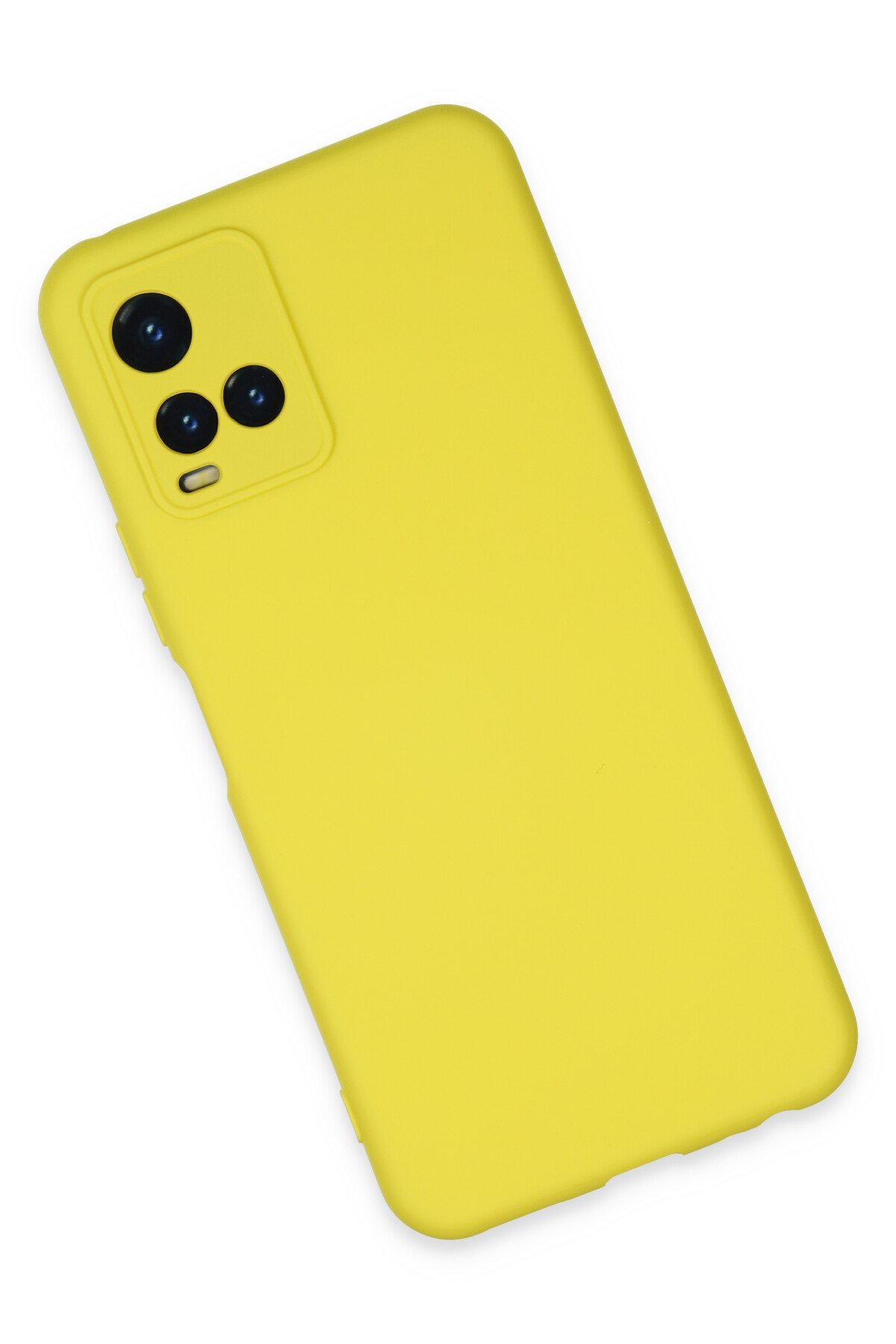 Newface Vivo Y33S Kılıf Palm Buzlu Kamera Sürgülü Silikon - Siyah