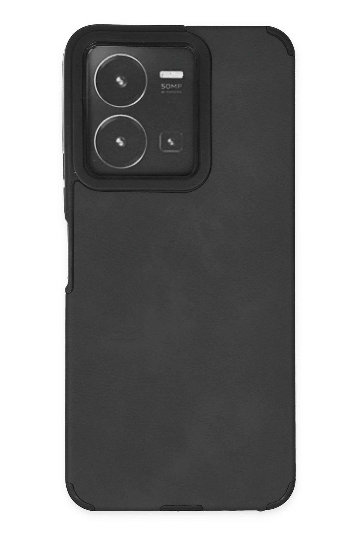 Newface Vivo Y35 Kılıf Nano içi Kadife Silikon - Koyu Yeşil