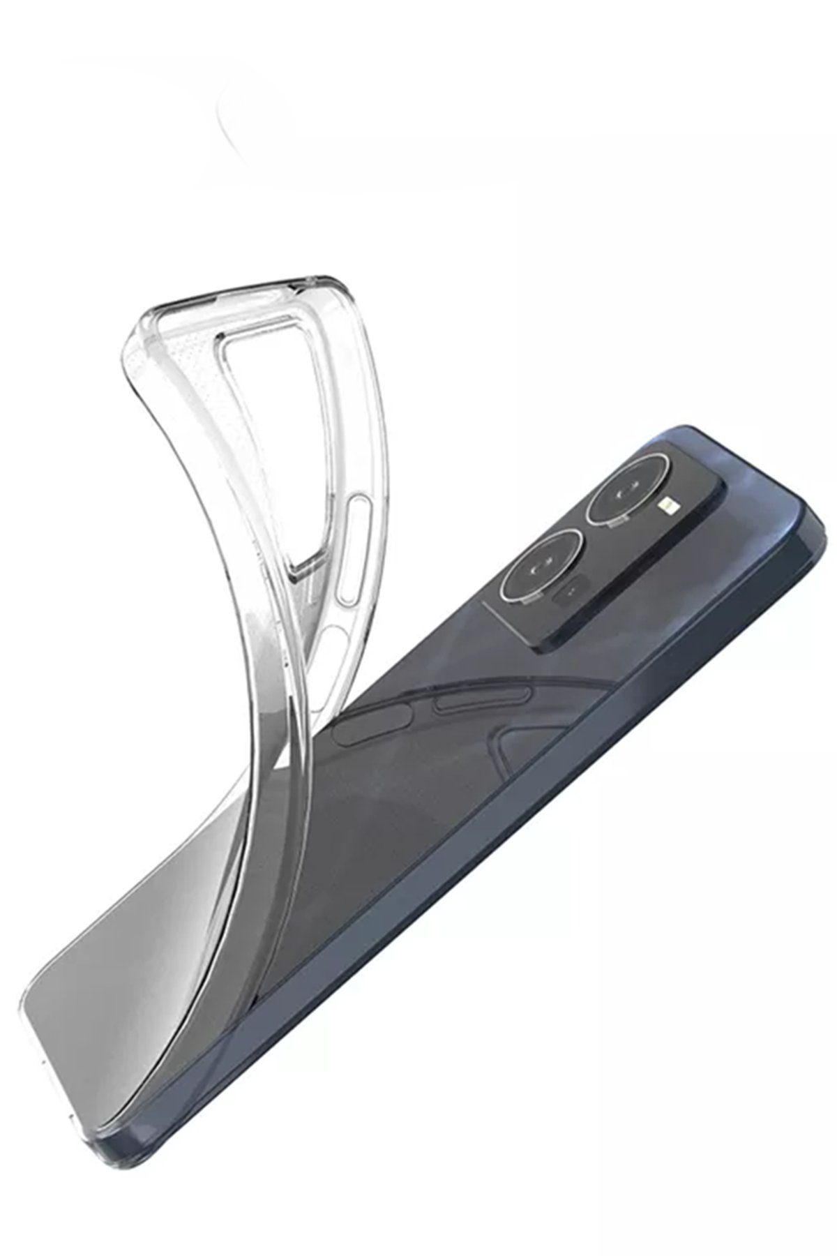 Newface Vivo Y35 Kılıf Loop Deri Silikon - Kahverengi