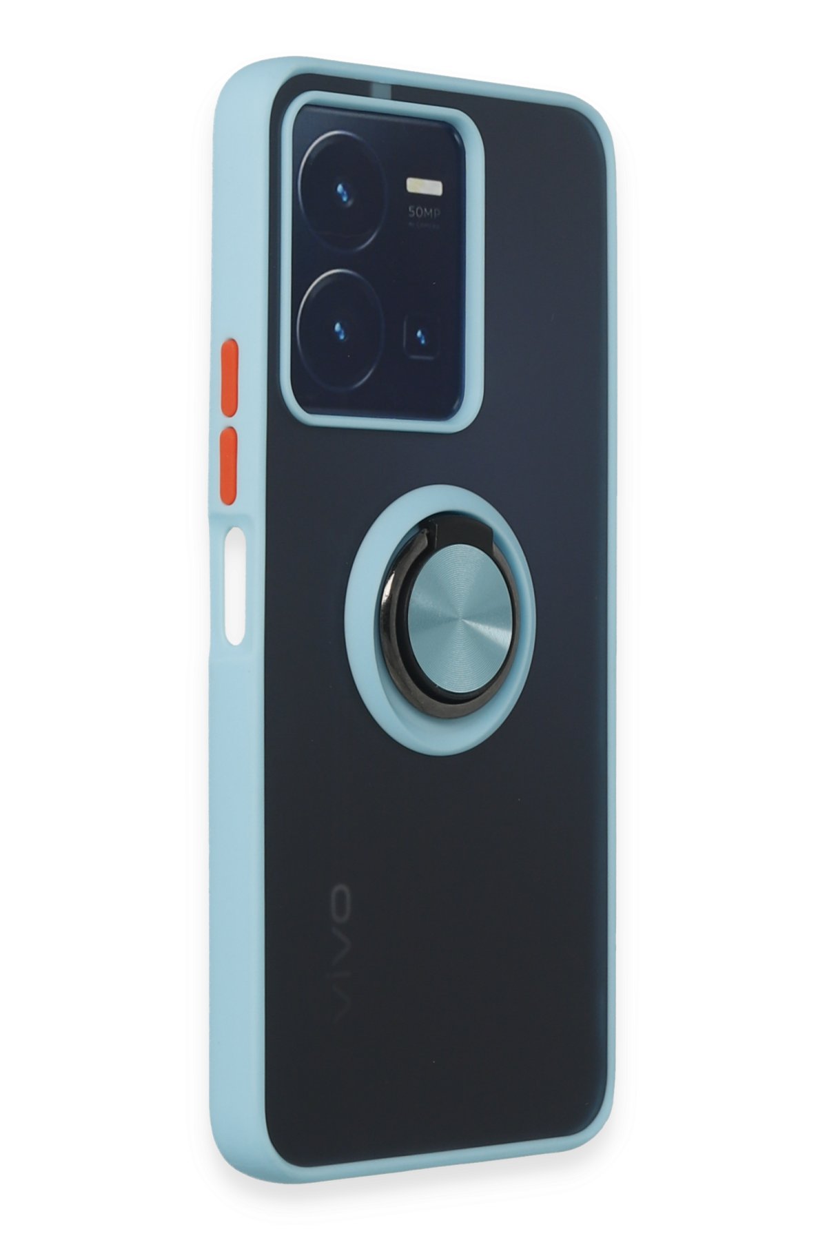 Newface Vivo Y35 Kılıf Volet Silikon - Beyaz