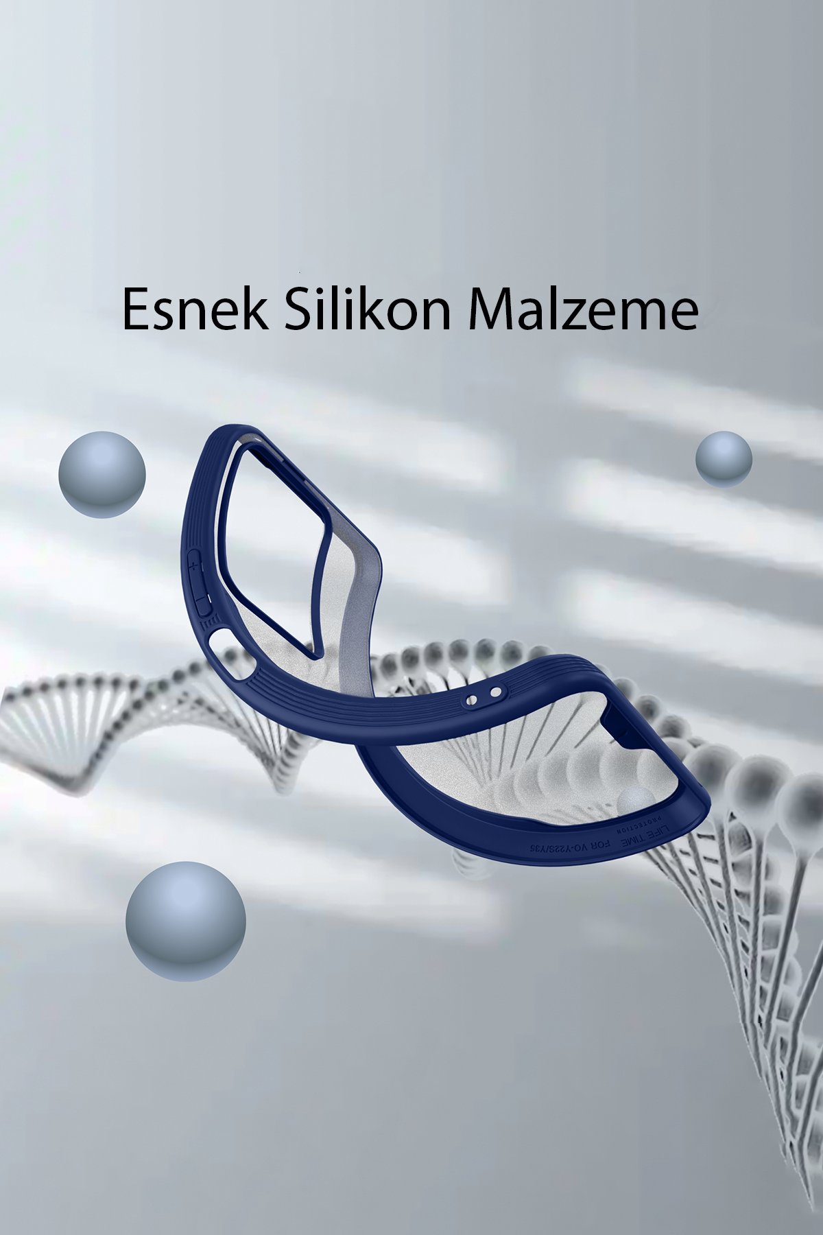 Newface Vivo Y35 Kılıf Loop Deri Silikon - Yeşil