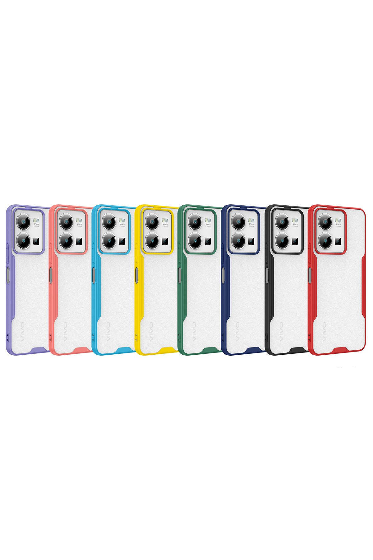 Newface Vivo Y35 Kılıf Loop Deri Silikon - Yeşil