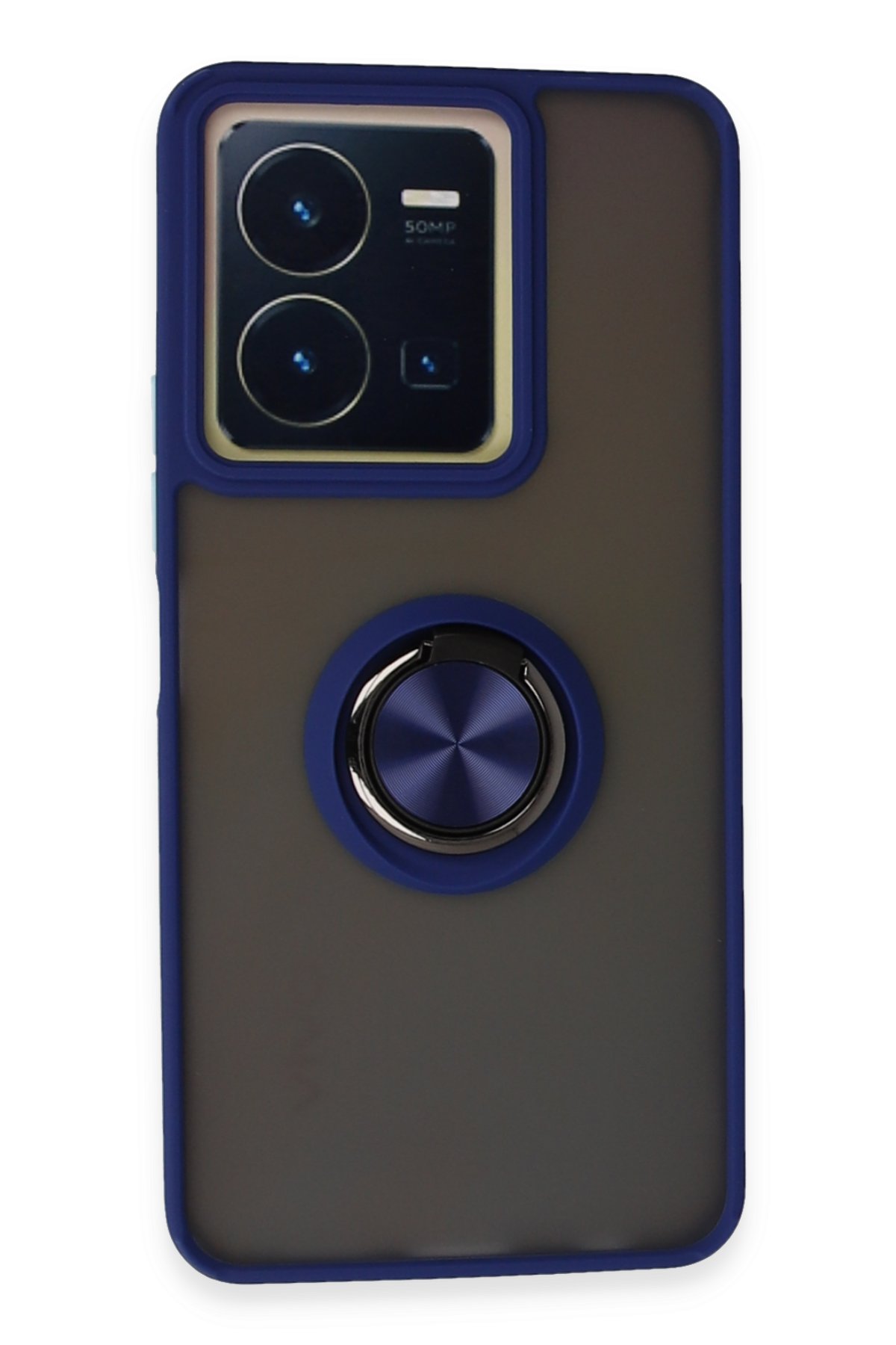 Newface Vivo Y36 Kılıf Nano içi Kadife Silikon - Turuncu