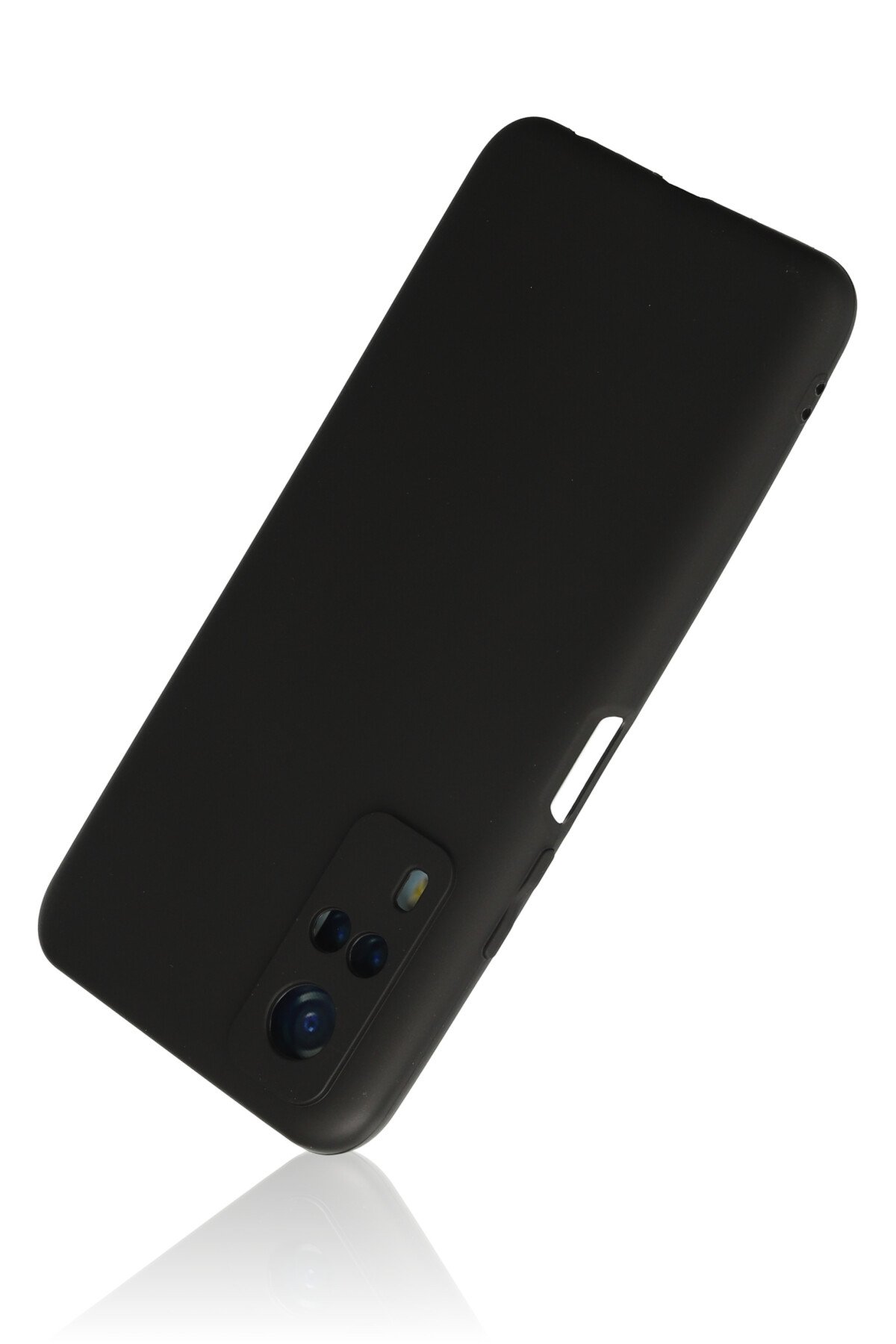 Newface Vivo Y51 Kılıf Nano içi Kadife Silikon - Lacivert