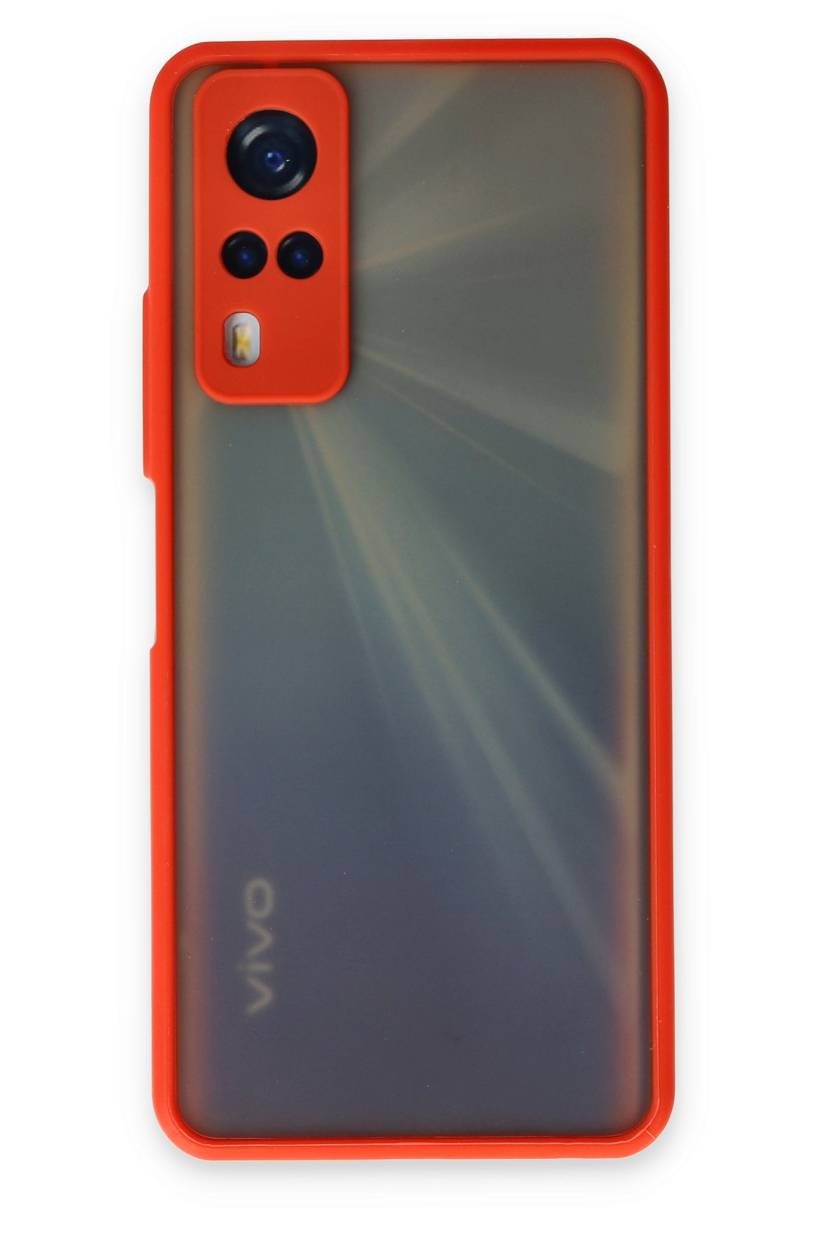 Newface Vivo Y51 Kılıf Nano içi Kadife Silikon - Sarı