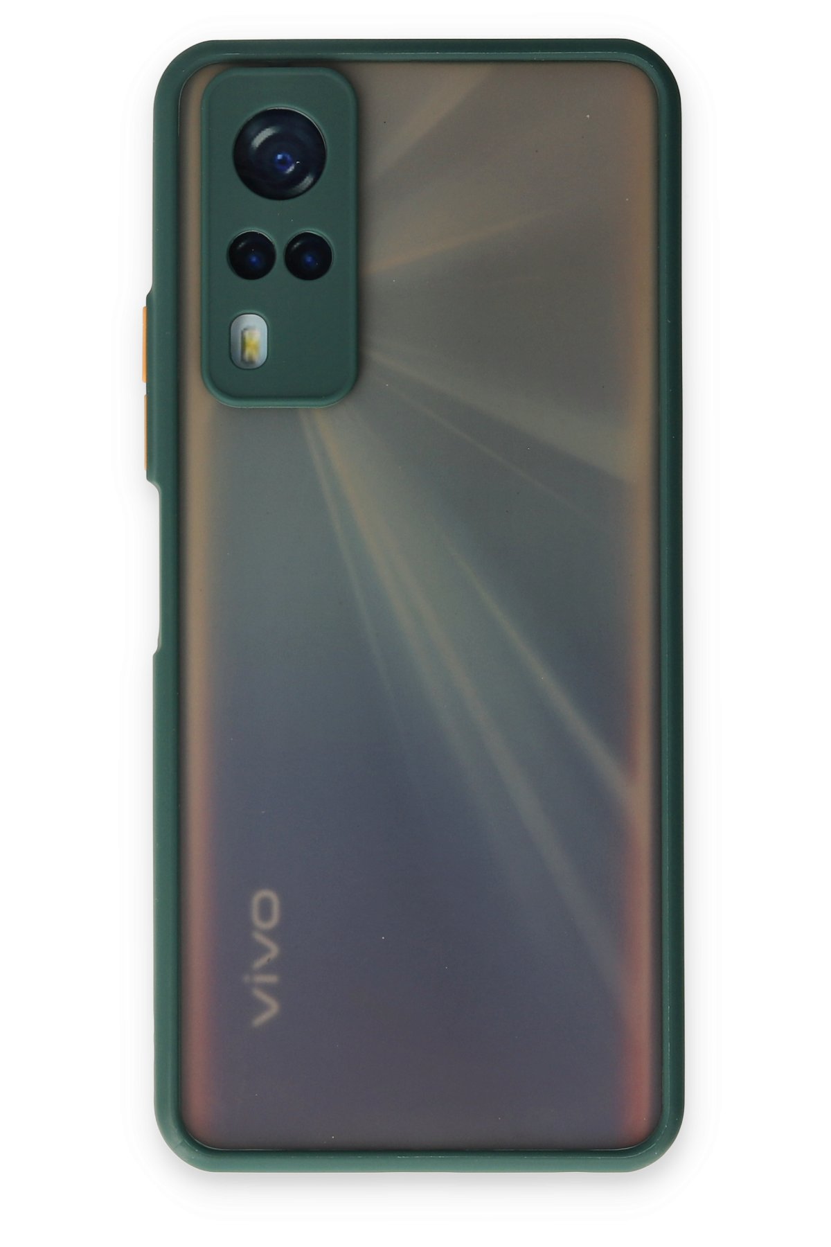 Newface Vivo Y51 Kılıf Nano içi Kadife Silikon - Kırmızı