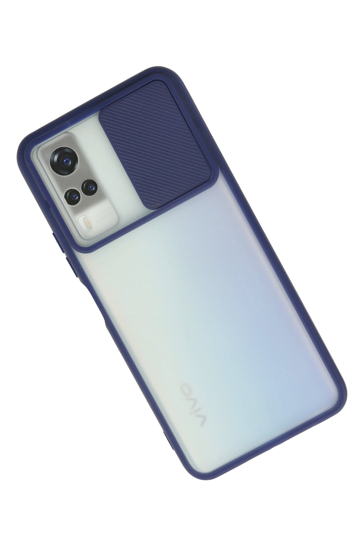 Newface Vivo Y51 Kılıf Nano içi Kadife Silikon - Turuncu