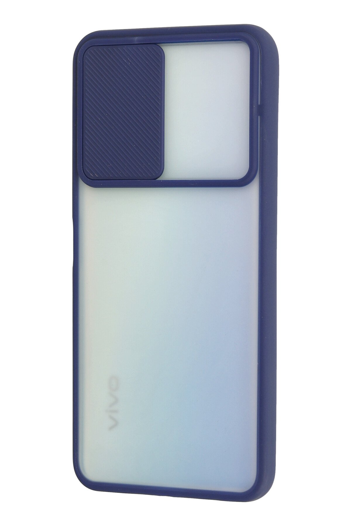 Newface Vivo Y51 Kılıf Nano içi Kadife Silikon - Lila