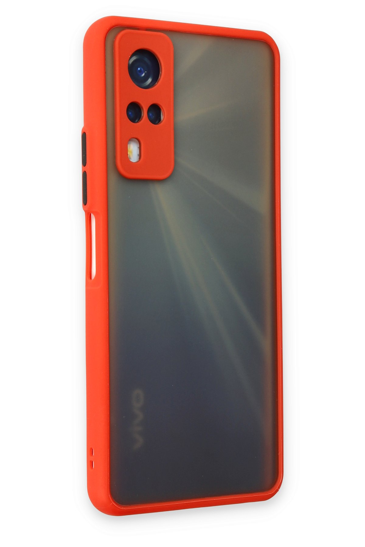 Newface Vivo Y51A Kılıf Lüx Şeffaf Silikon