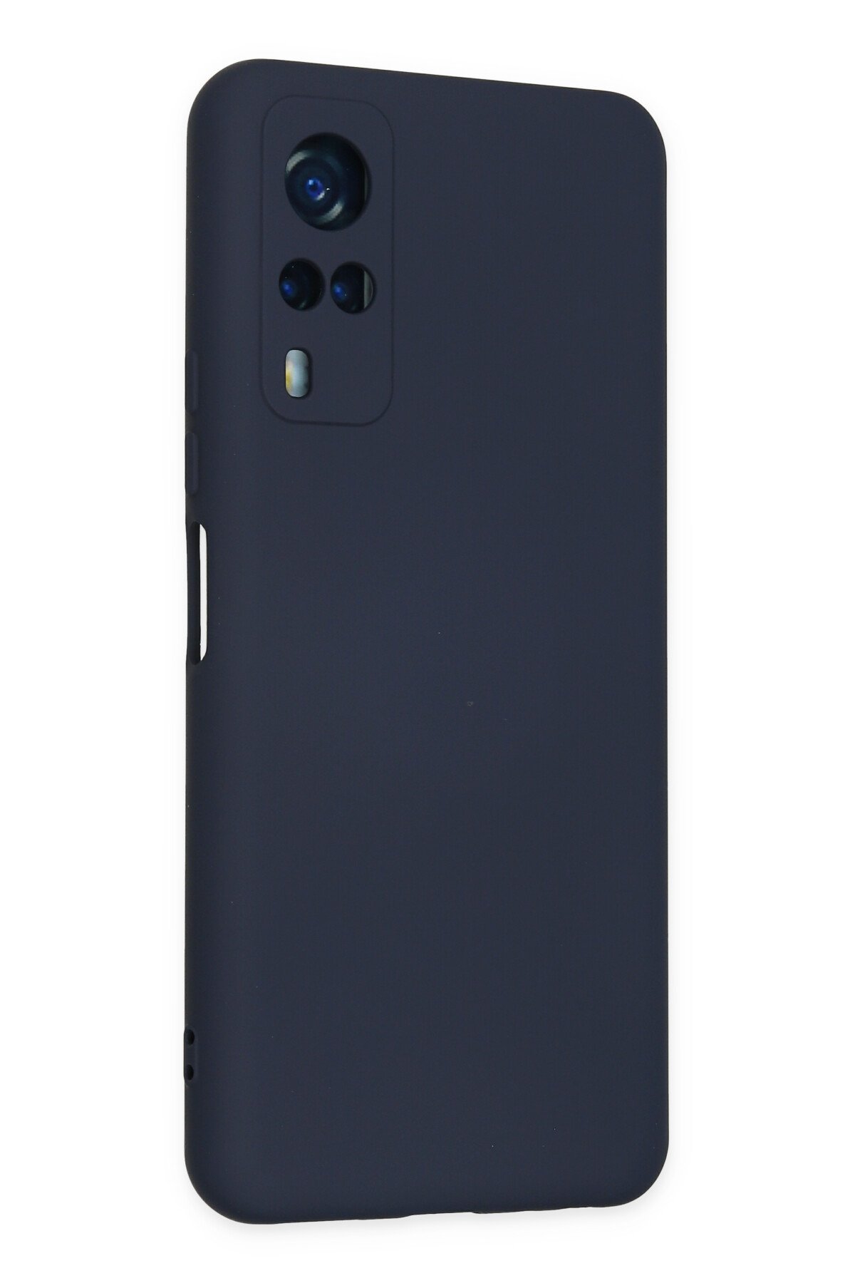 Newface Vivo Y51A Kılıf Palm Buzlu Kamera Sürgülü Silikon - Siyah