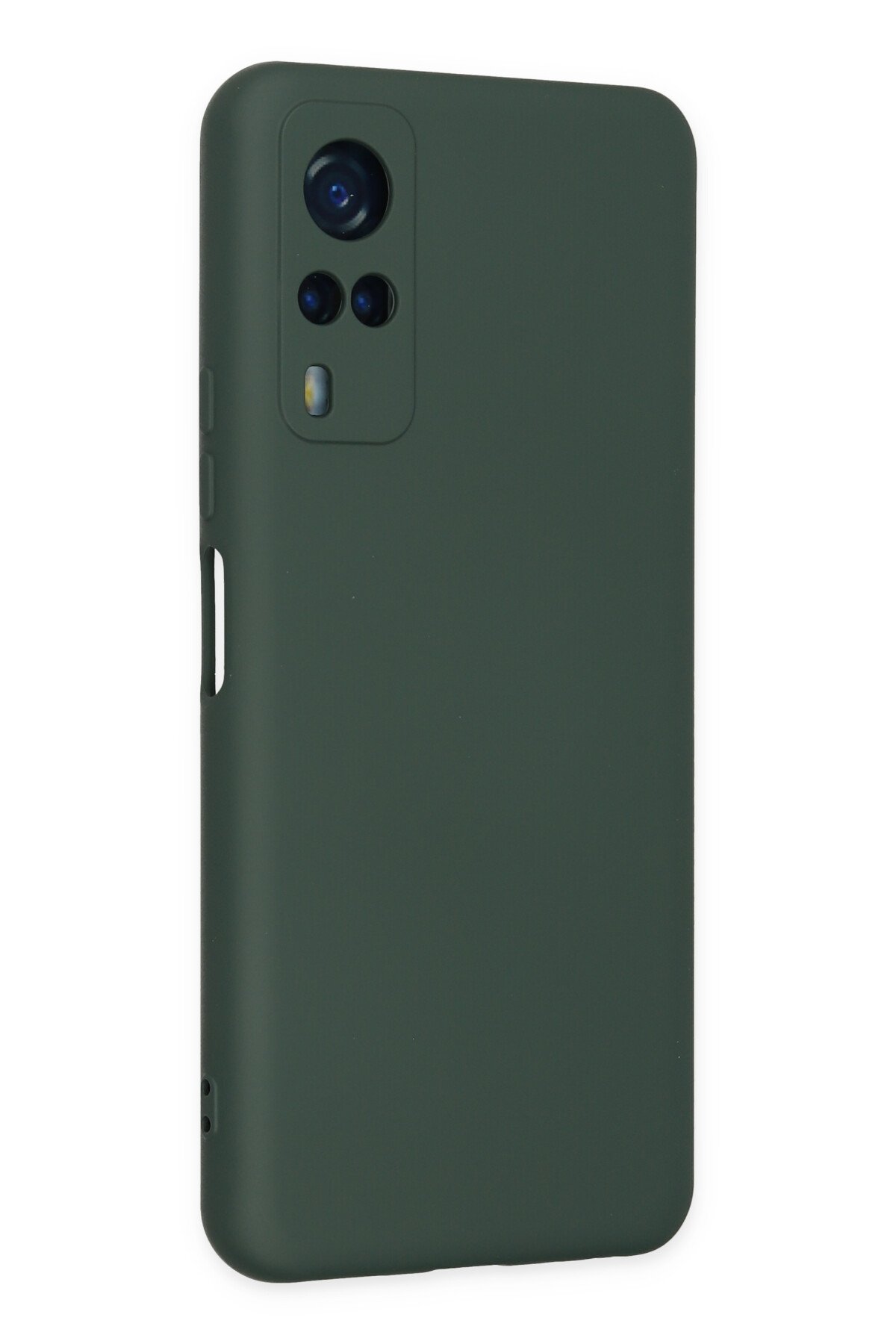 Newface Vivo Y51A Kılıf Palm Buzlu Kamera Sürgülü Silikon - Siyah