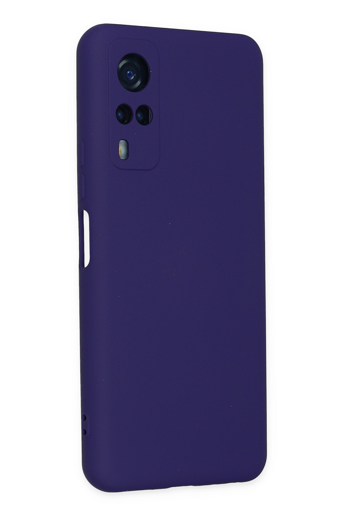 Newface Vivo Y51A Kılıf Platin Silikon - Mavi