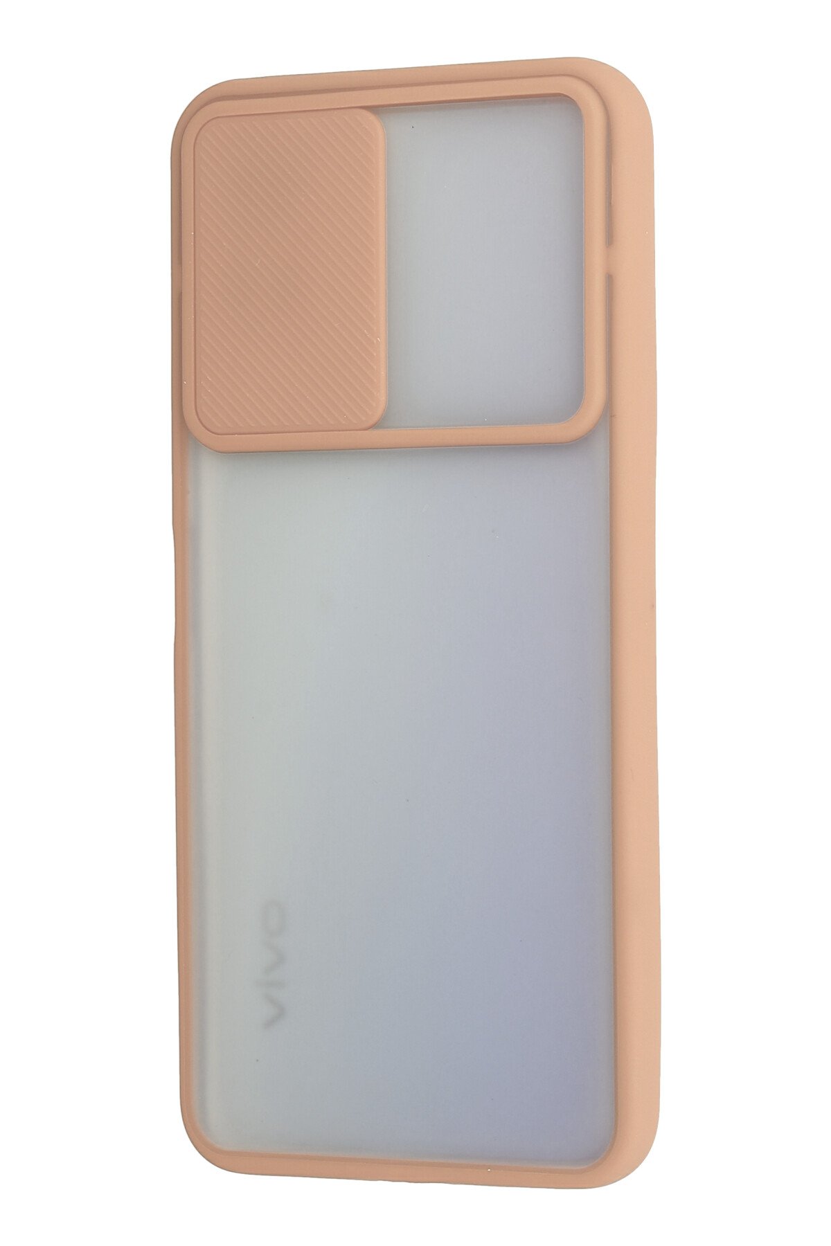 Newface Vivo Y51A Kılıf Platin Silikon - Pembe