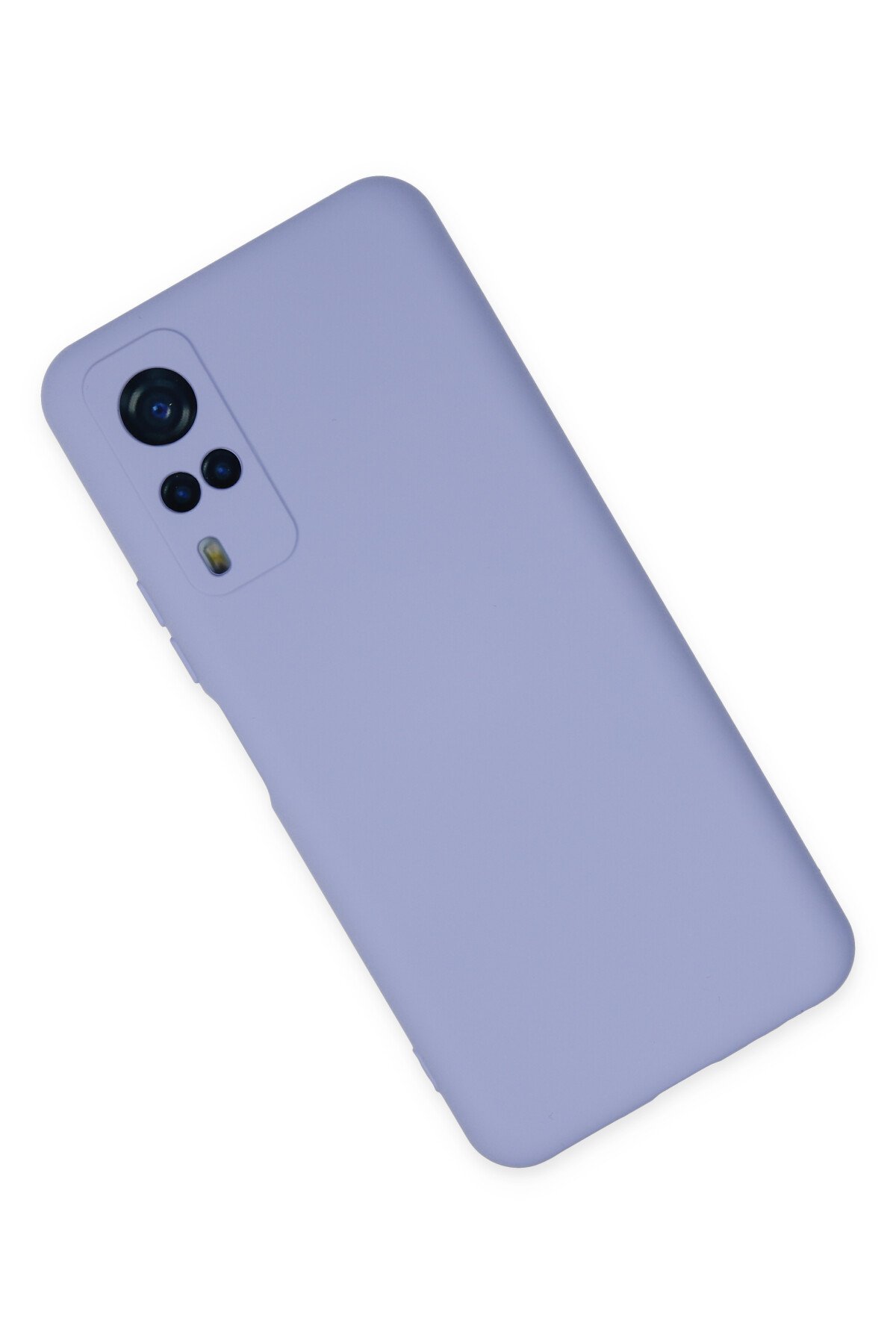 Newface Vivo Y53S Kılıf Nano içi Kadife Silikon - Mavi