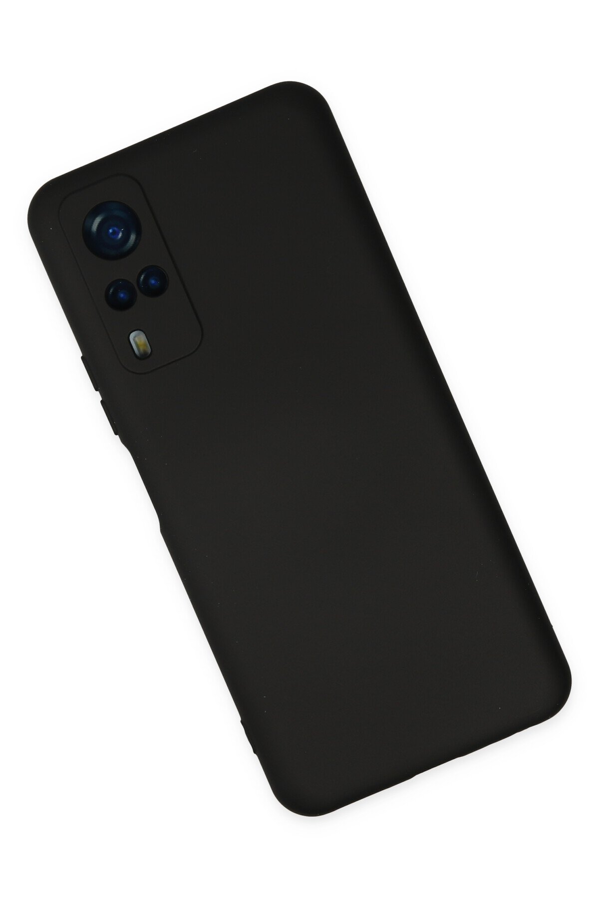Newface Vivo Y53S Kılıf Palm Buzlu Kamera Sürgülü Silikon - Siyah
