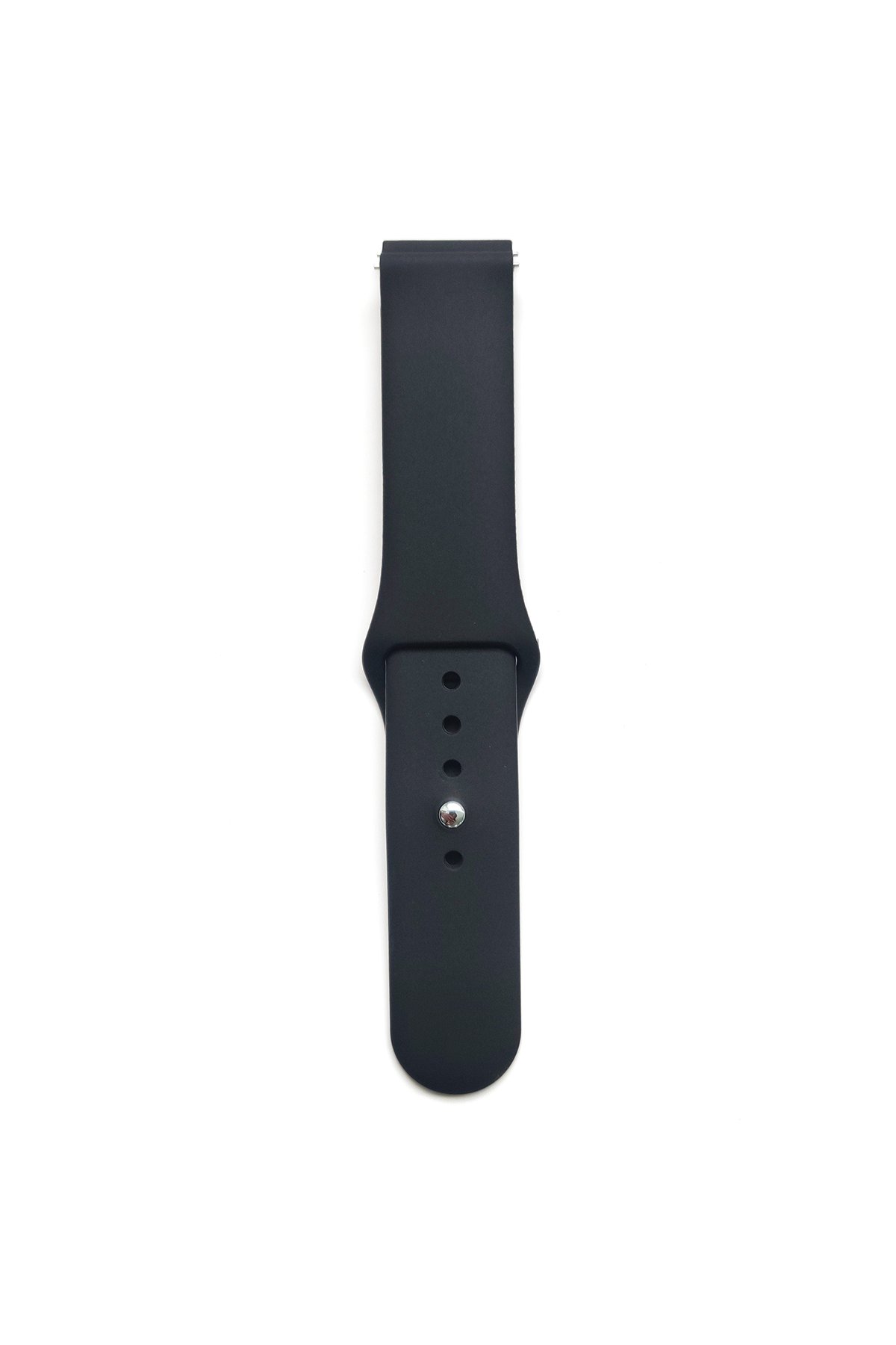 Newface Watch 22mm Spor Delikli Kordon - Gri-Beyaz