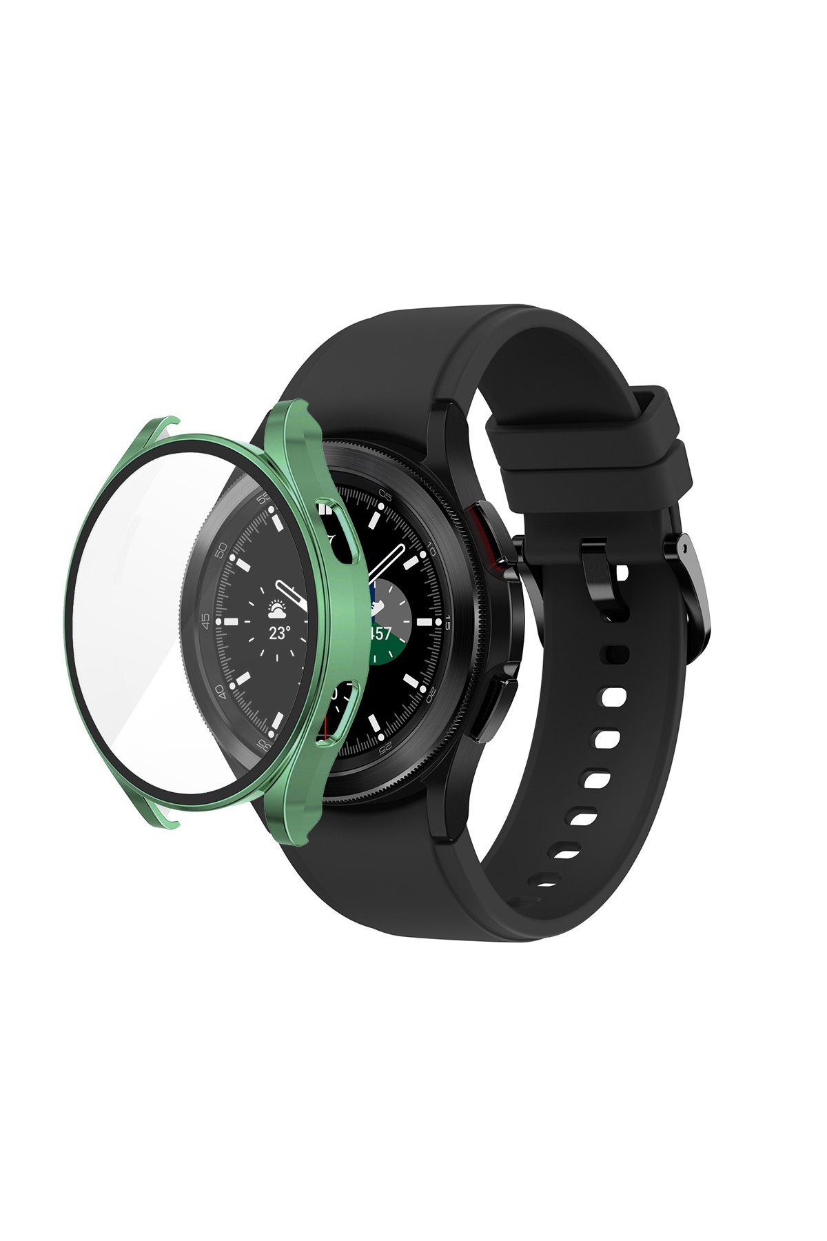 Newface Watch 4 40mm Wall Camlı Kasa Ekran Koruyucu - Uzay Grisi