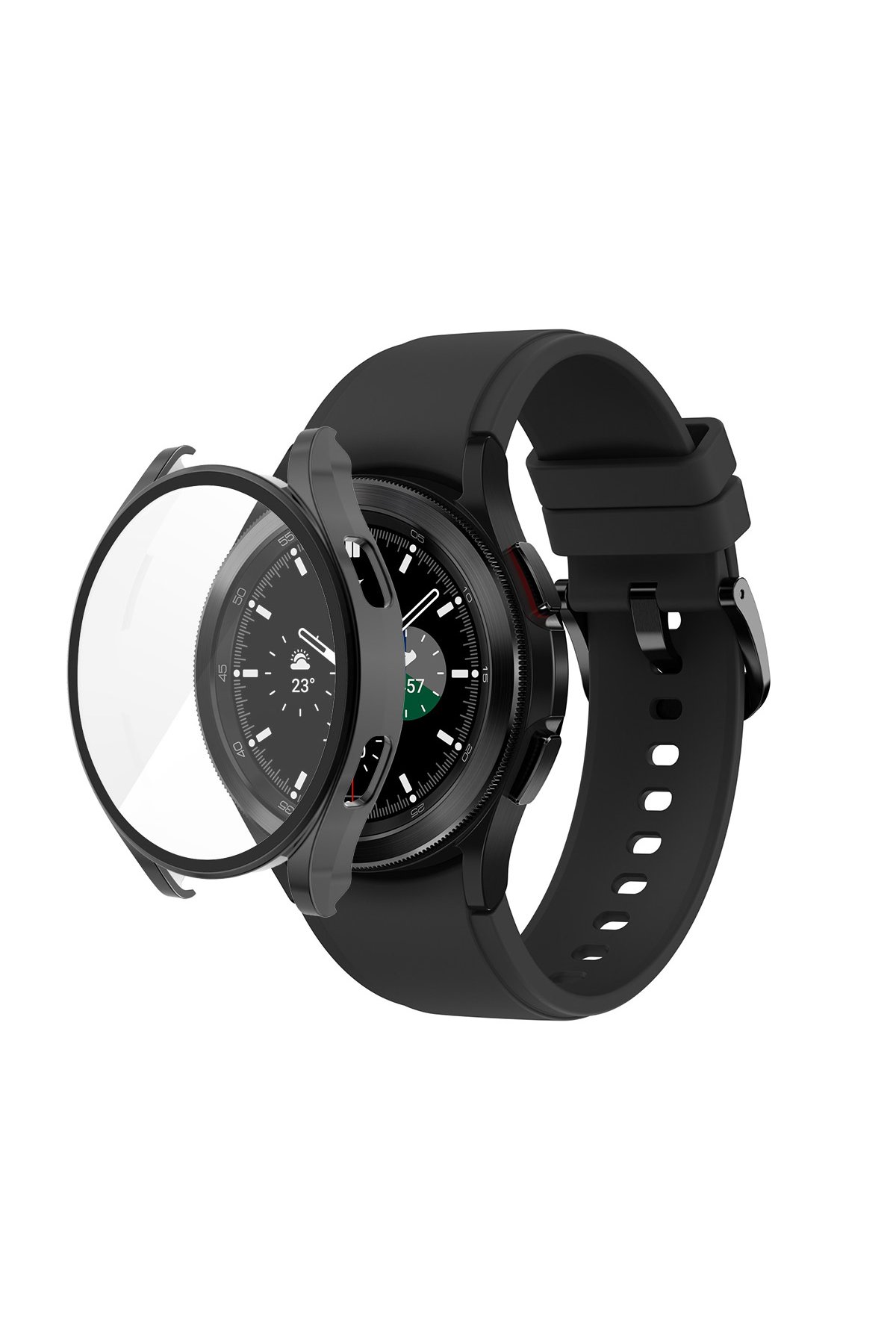 Newface Watch 4 40mm Wall Camlı Kasa Ekran Koruyucu - Gold