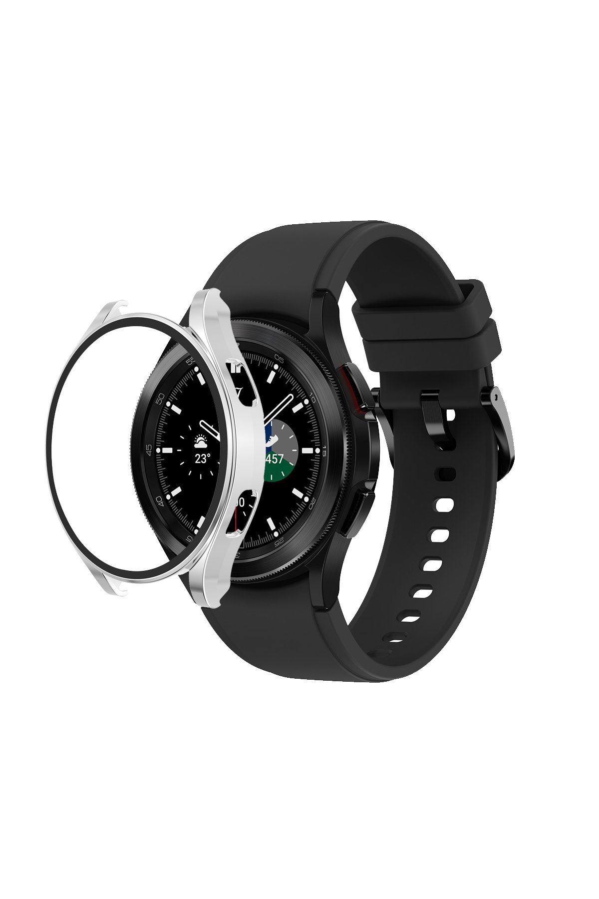 Newface Watch 5 Pro 45mm Polymer Nano Ekran Koruyucu - Şeffaf