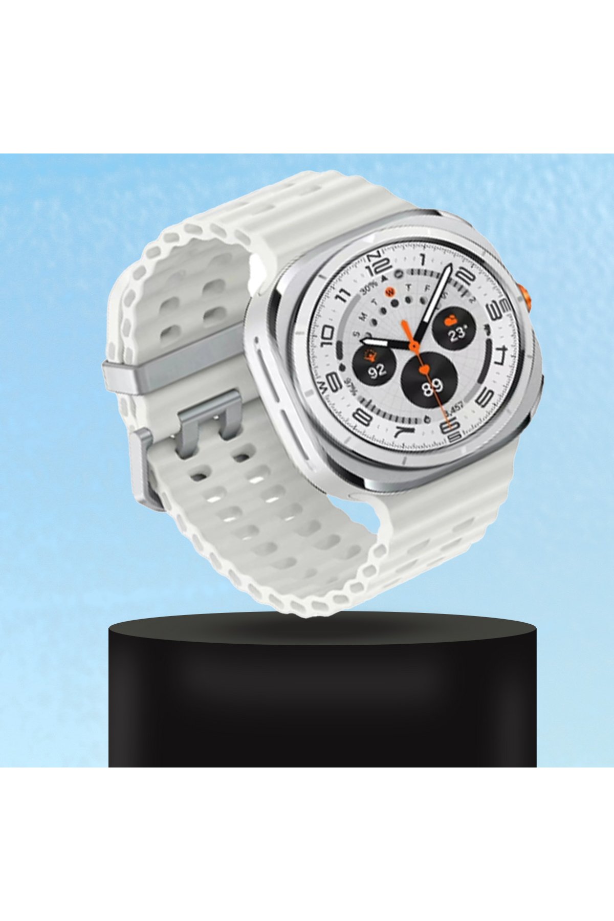Newface Watch 7 Ultra KR418 Tender Silikon Kordon - Turuncu