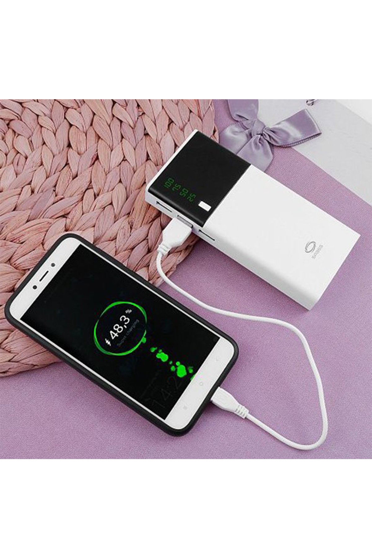 Yosonda A70 4in1 30.000 mAh Powerbank - Siyah