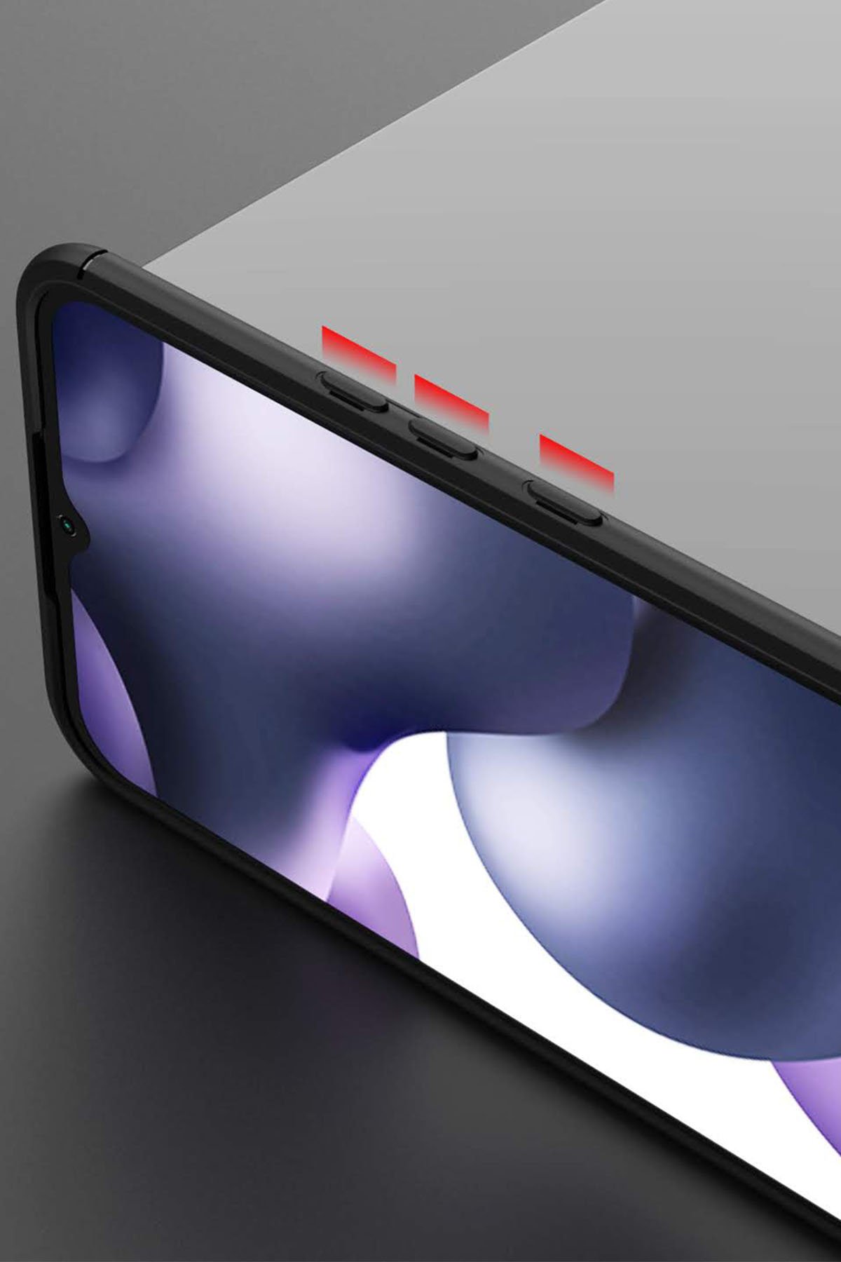 Newface Xiaomi Mi 10 Lite Kılıf First Silikon - Bordo