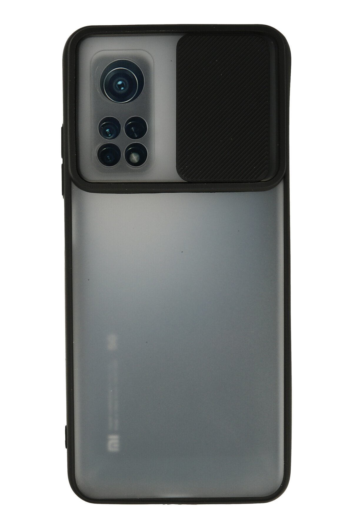 Newface Xiaomi Mi 10T Kılıf Palm Buzlu Kamera Sürgülü Silikon - Lila