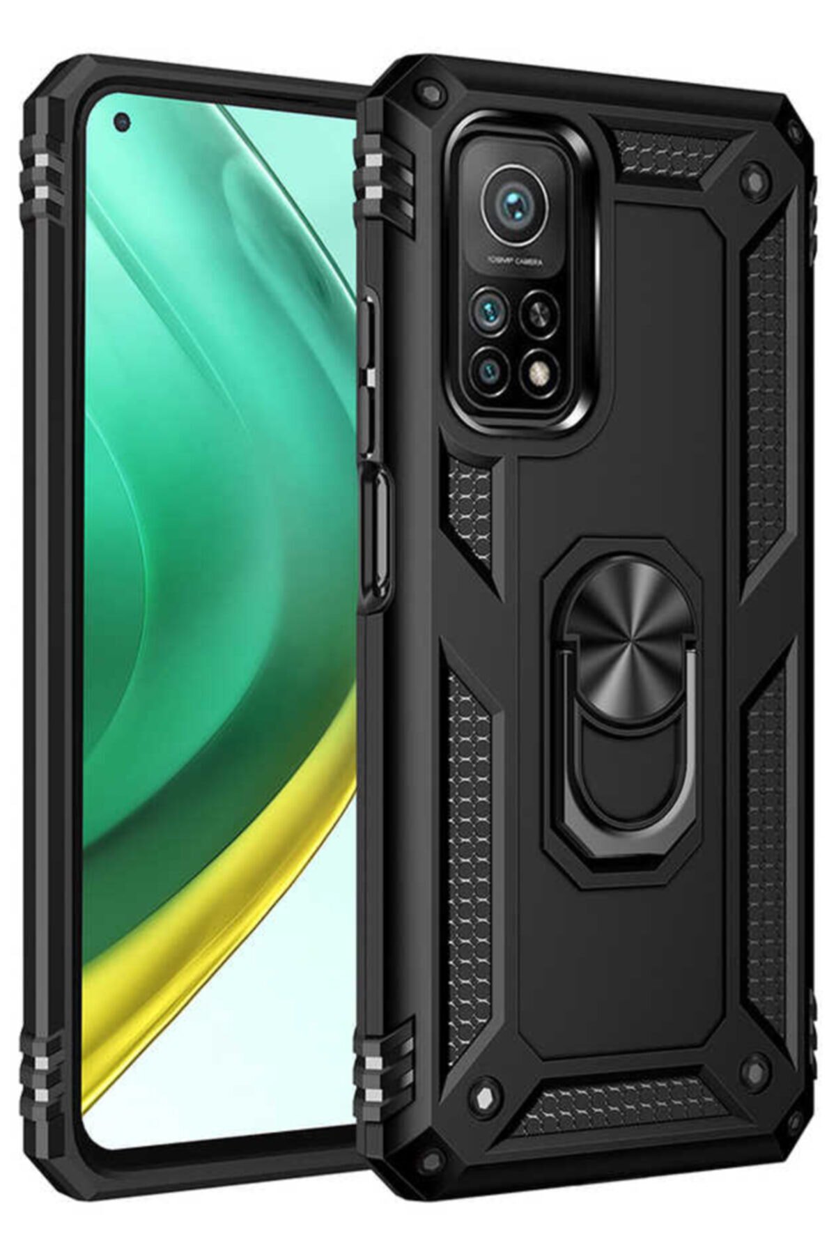 Newface Xiaomi Mi 10T Kılıf Miami Şeffaf Silikon - Açık Mor