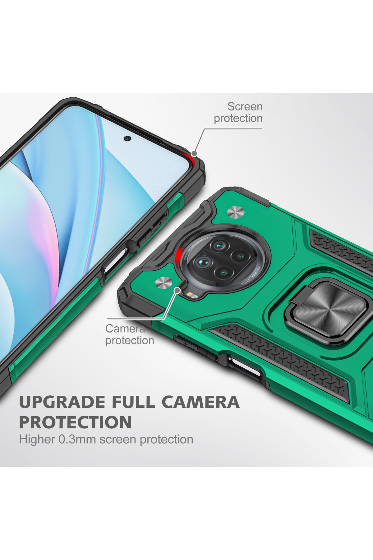 Newface Xiaomi Mi 10T Lite Kılıf Auto Focus Kapak - Lacivert