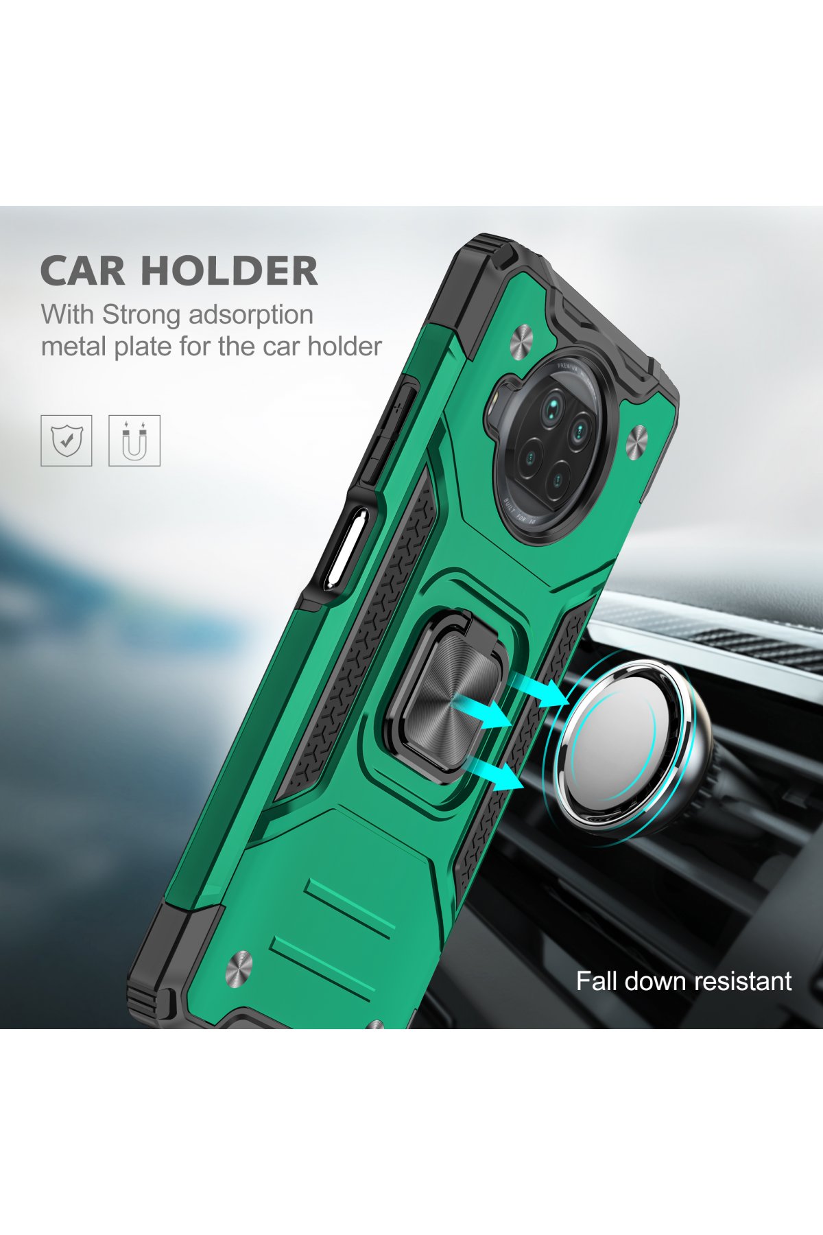 Newface Xiaomi Mi 10T Lite Kılıf Auto Focus Kapak - Lacivert