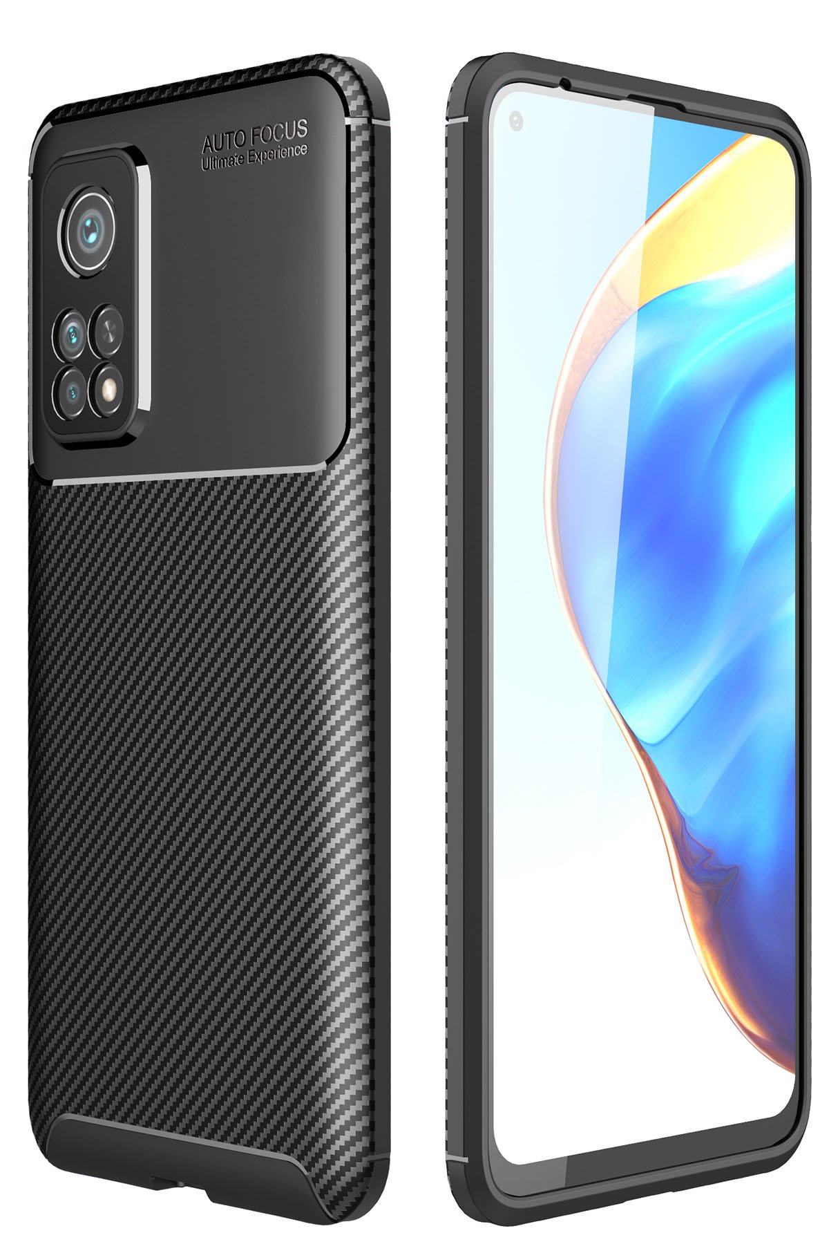 Newface Xiaomi Mi 10T Pro Kılıf Nano içi Kadife Silikon - Koyu Yeşil