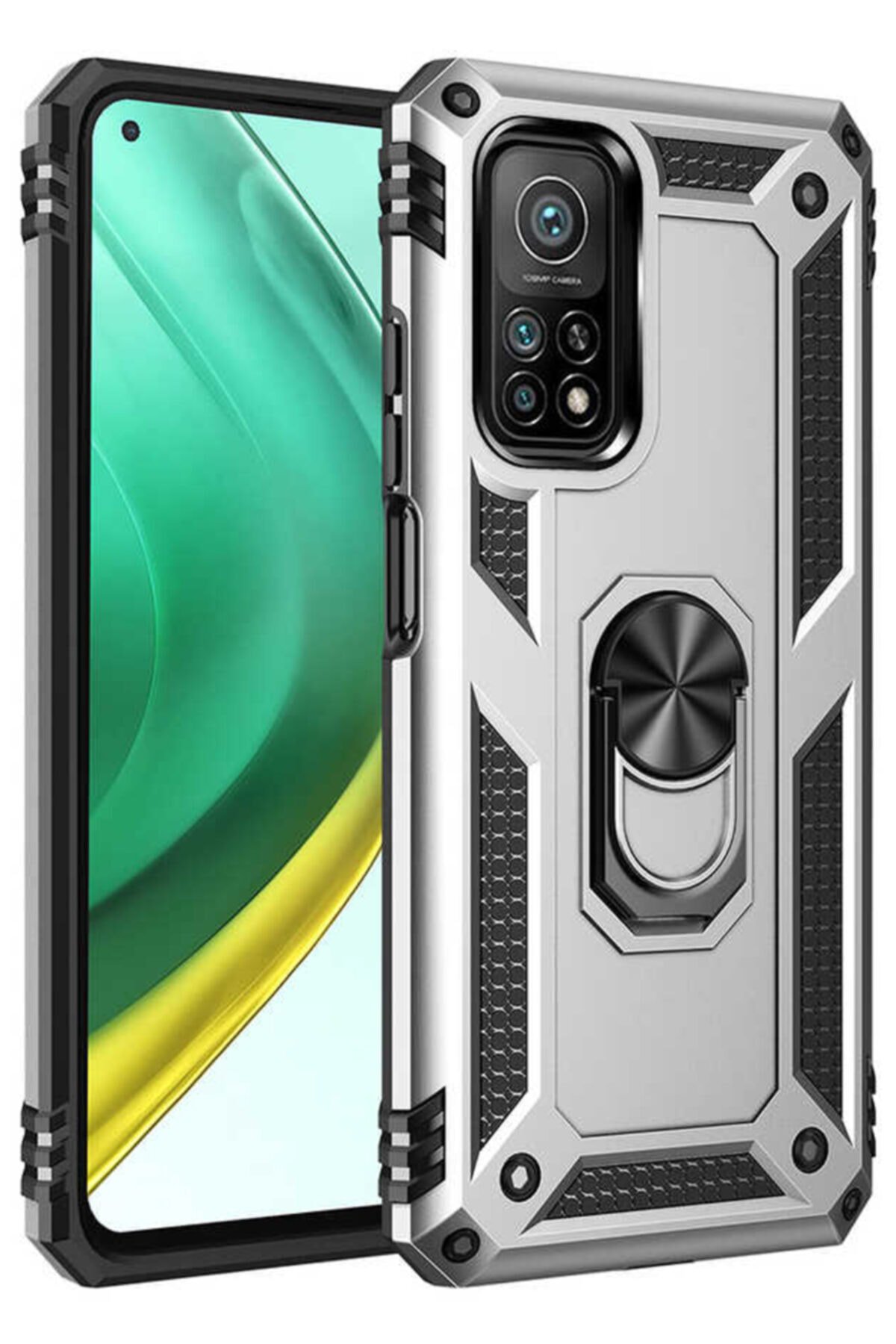 Newface Xiaomi Mi 10T Pro Kılıf Trend S Plus Kapaklı Kılıf - Gold