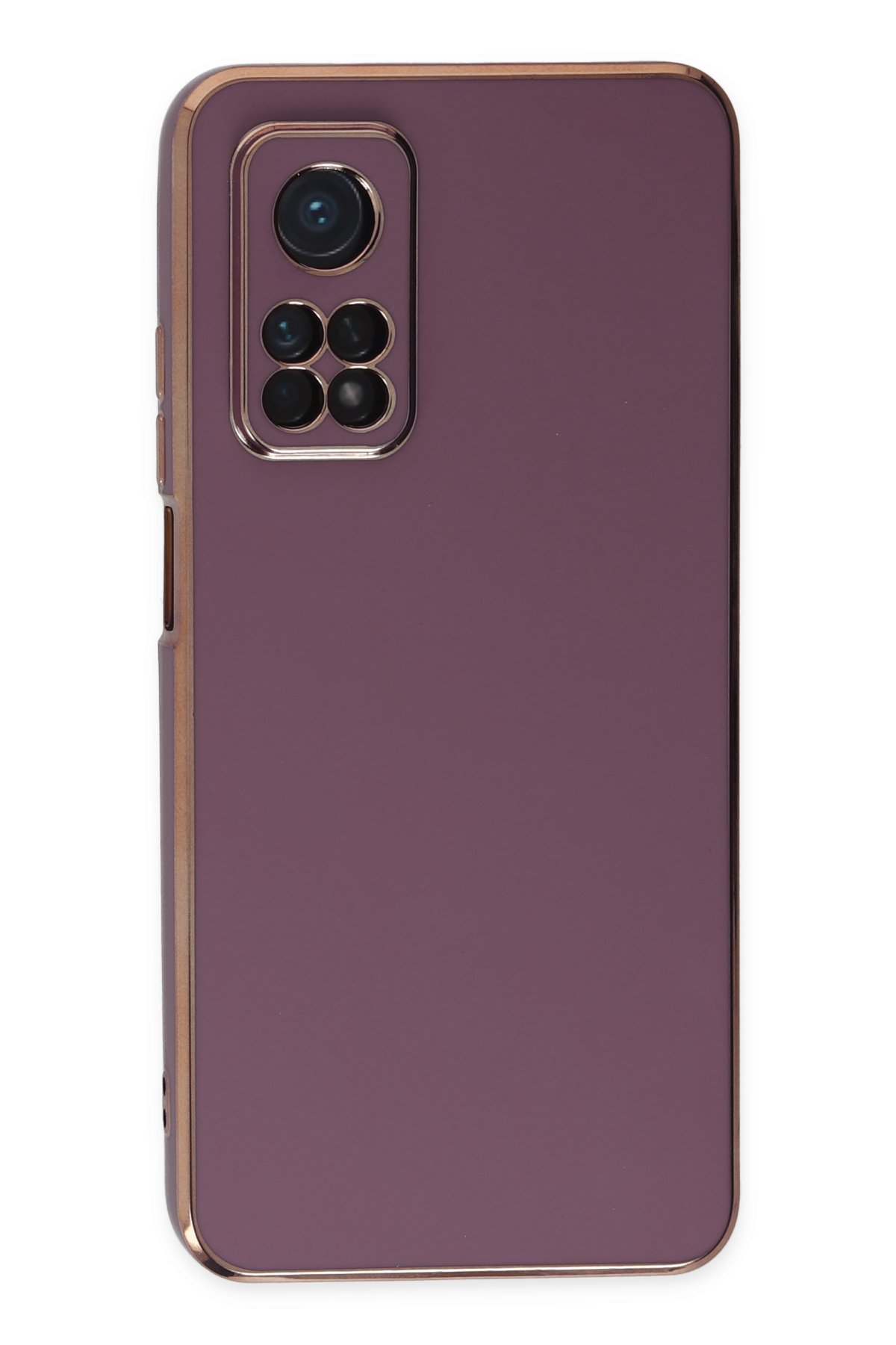 Newface Xiaomi Mi 10T Pro Kılıf Nano içi Kadife Silikon - Turuncu