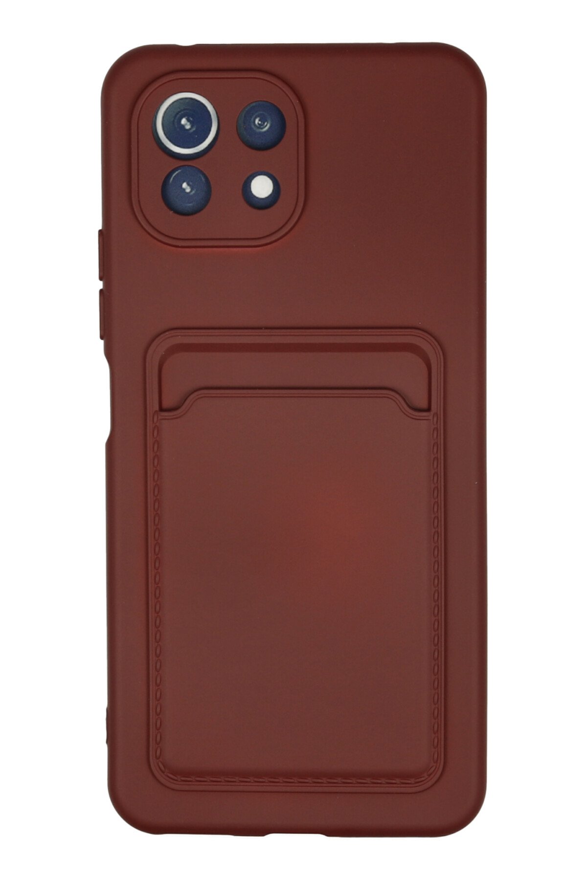 Newface Xiaomi Mi 11 Kılıf Nano içi Kadife Silikon - Turuncu