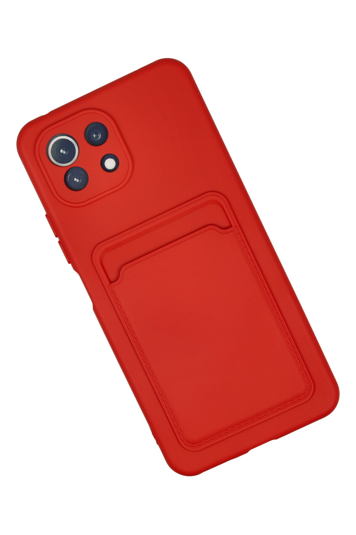 Newface Xiaomi Mi 11 Kılıf Kelvin Kartvizitli Silikon - Koyu Yeşil