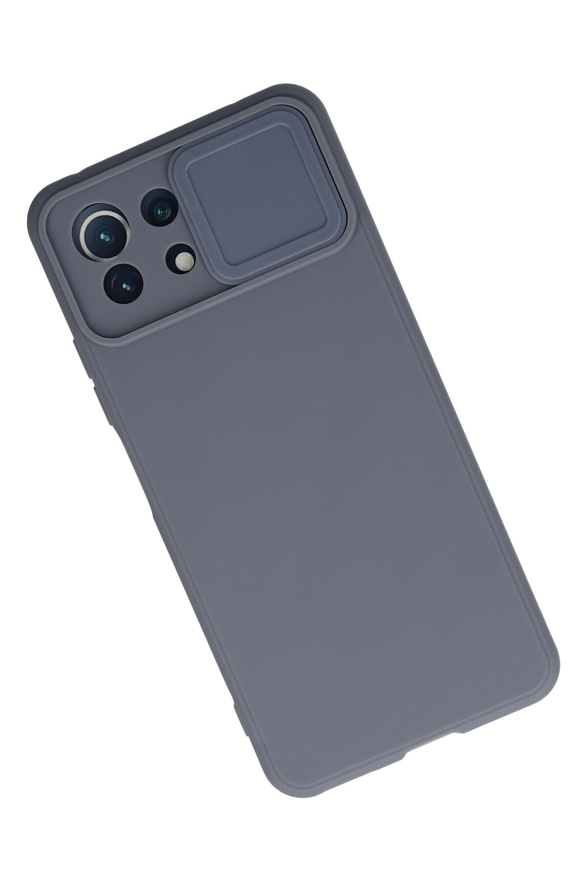 Newface Xiaomi Mİ 11 Lite Kılıf Platin Kamera Koruma Silikon - Kırmızı