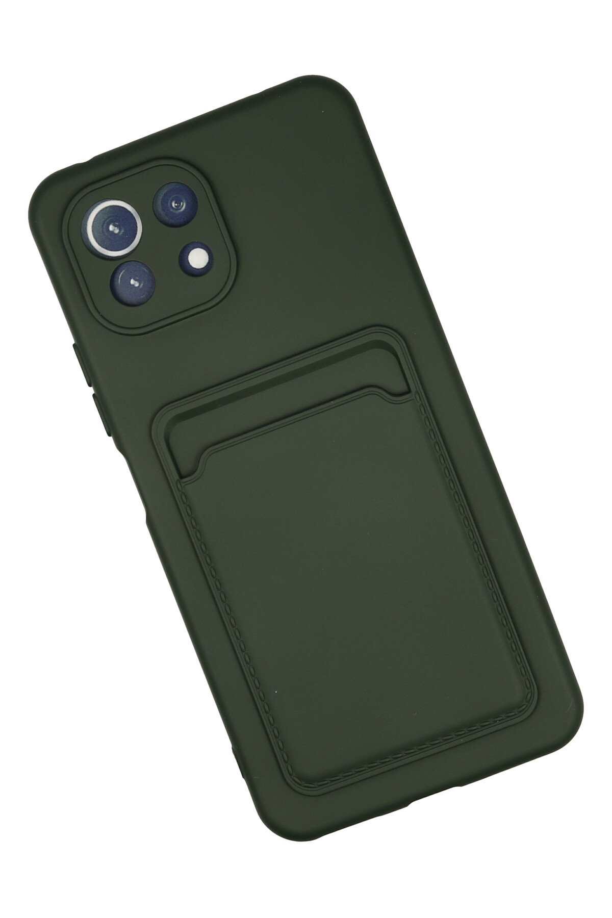 Newface Xiaomi Mİ 11 Lite Kılıf Nano içi Kadife Silikon - Pudra