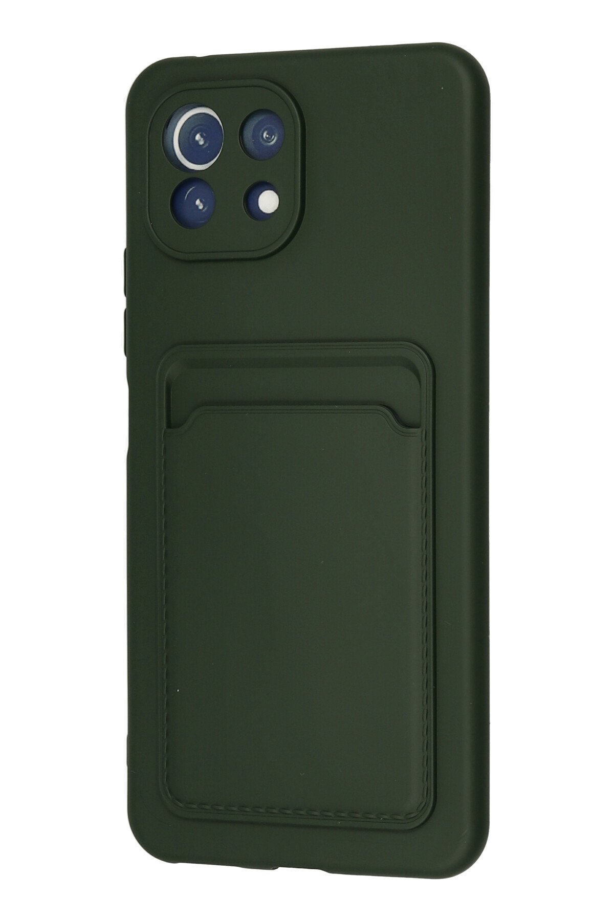 Newface Xiaomi Mİ 11 Lite Kılıf Nano içi Kadife Silikon - Pudra