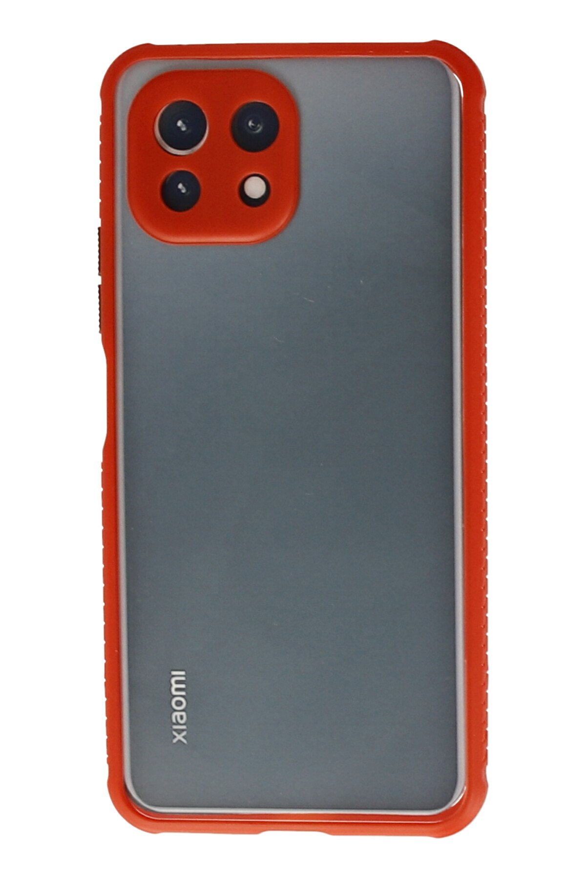 Newface Xiaomi Mİ 11 Lite Kılıf Nano içi Kadife Silikon - Sarı