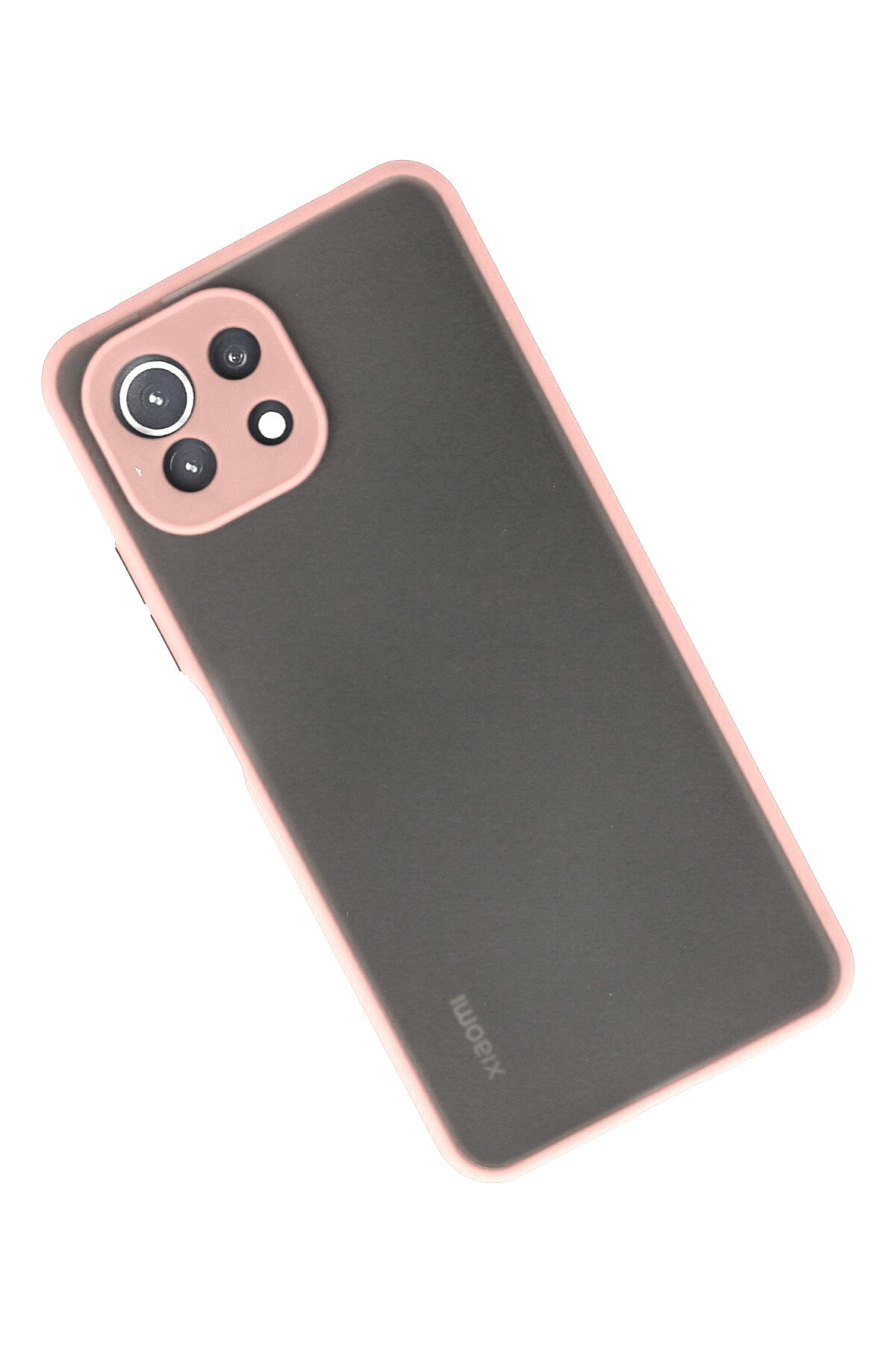 Newface Xiaomi Mİ 11 Lite Kılıf Range Yüzüklü Silikon - Siyah-Gold