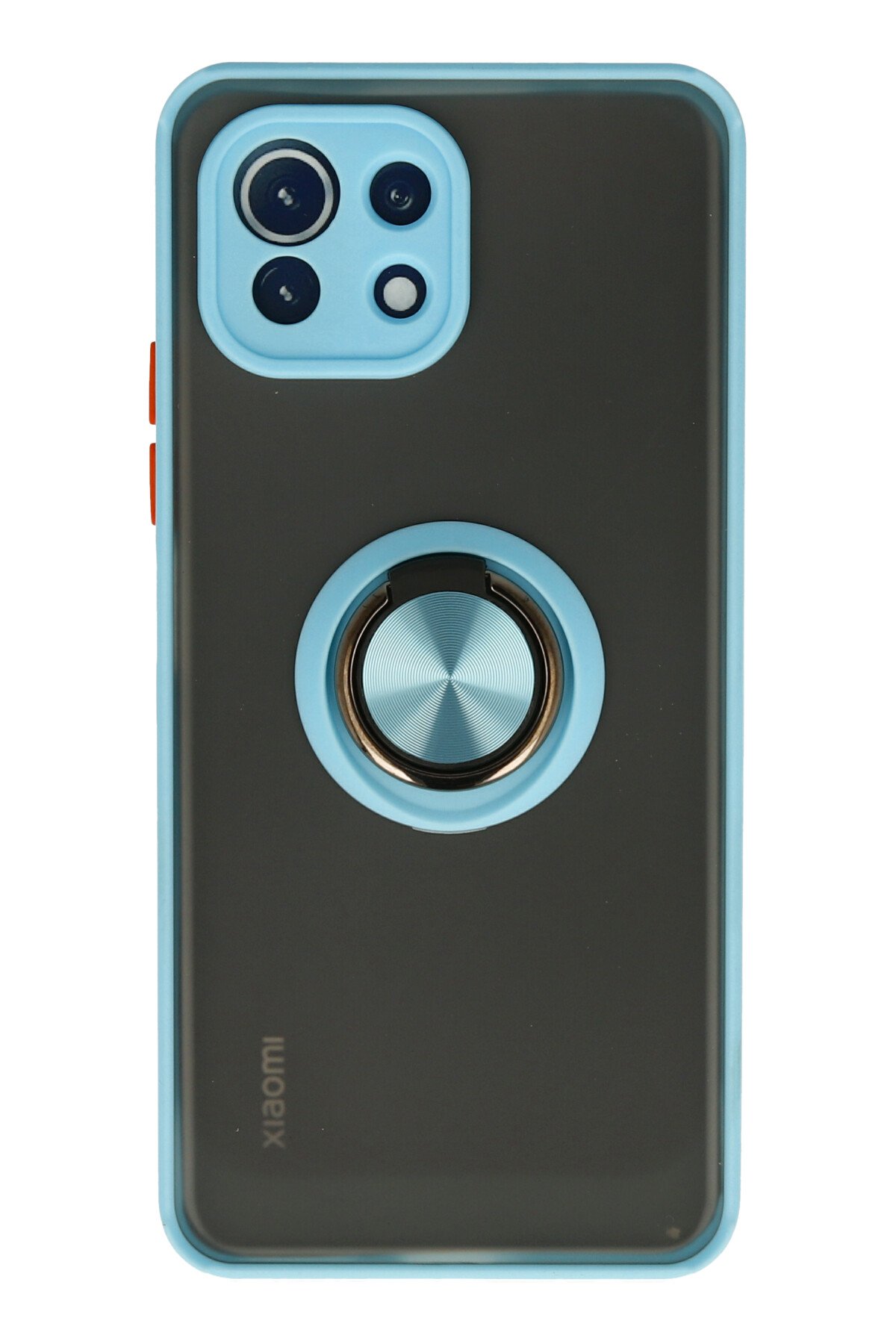 Newface Xiaomi Mİ 11 Lite Kılıf Platin Kamera Koruma Silikon - Sarı