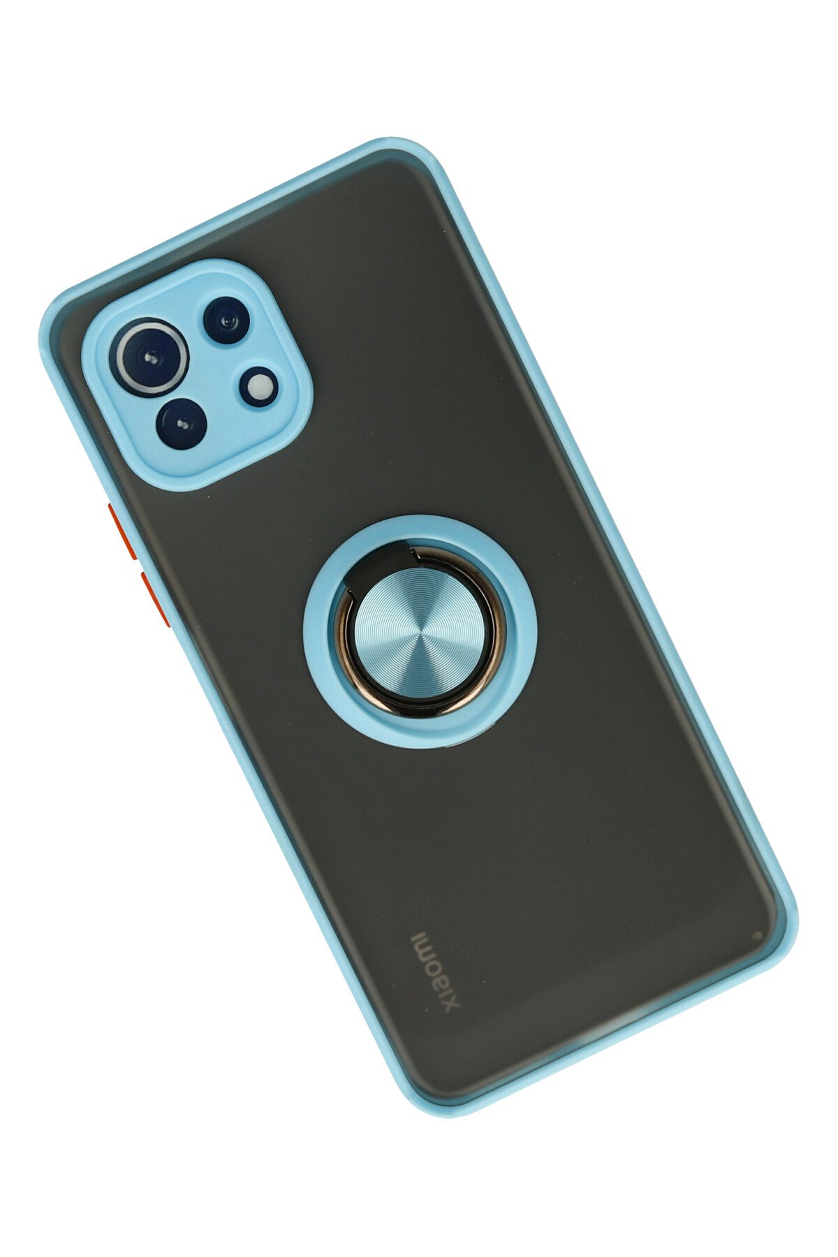 Newface Xiaomi Mİ 11 Lite Kılıf Platin Kamera Koruma Silikon - Sarı