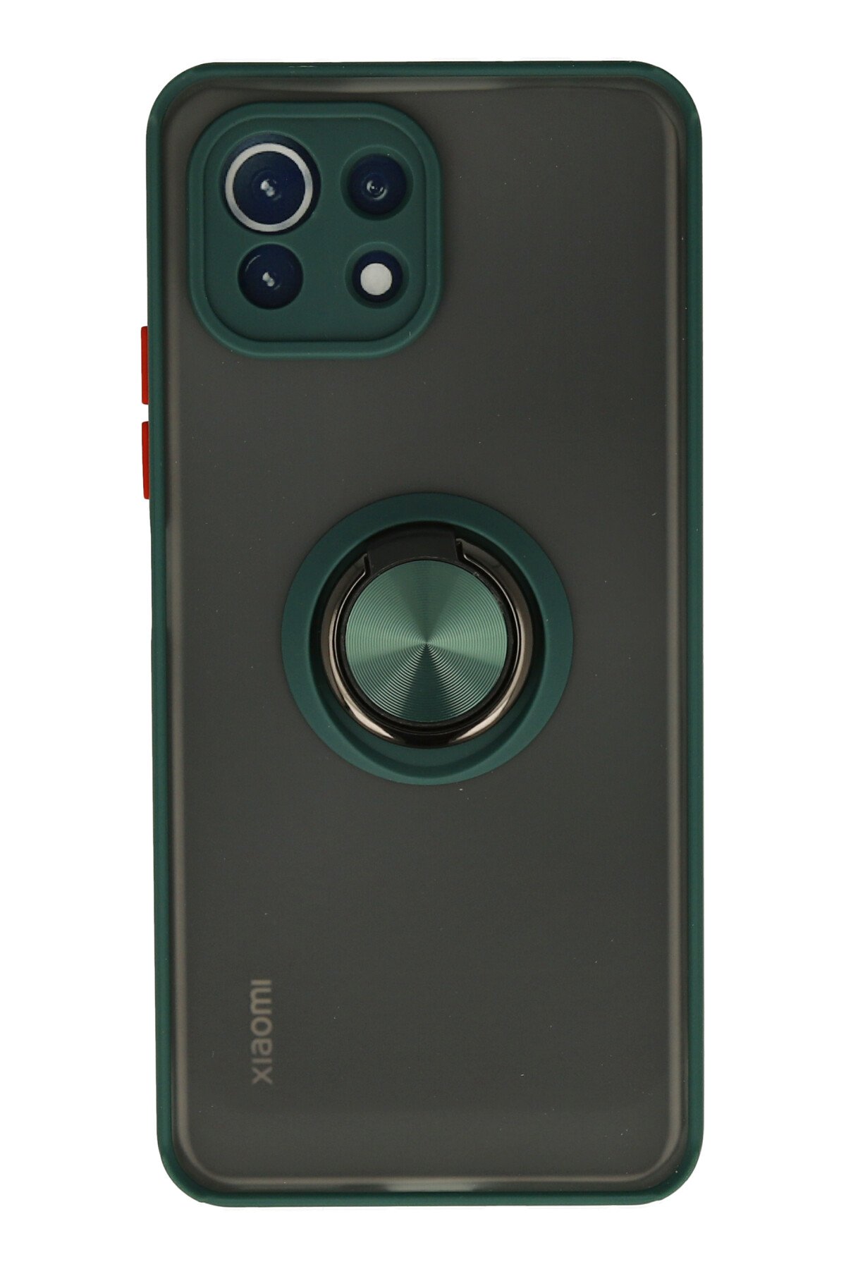 Newface Xiaomi Mİ 11 Lite Kılıf Palm Buzlu Kamera Sürgülü Silikon - Lacivert