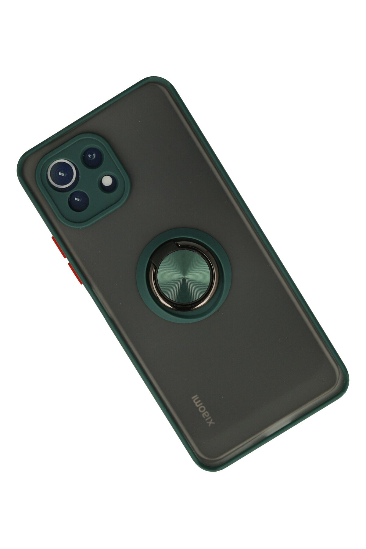 Newface Xiaomi Mİ 11 Lite Kılıf Palm Buzlu Kamera Sürgülü Silikon - Lacivert