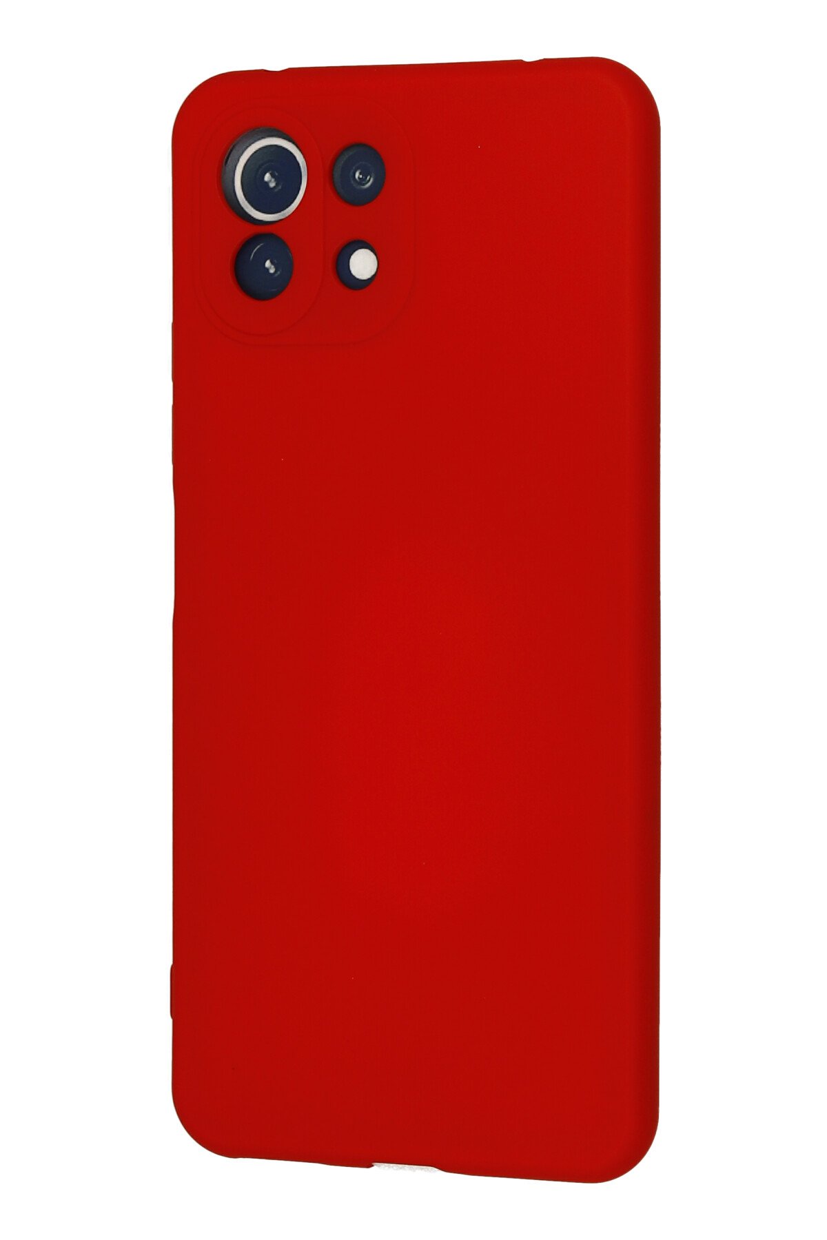 Newface Xiaomi Mİ 11 Lite Kılıf Nano içi Kadife Silikon - Mavi