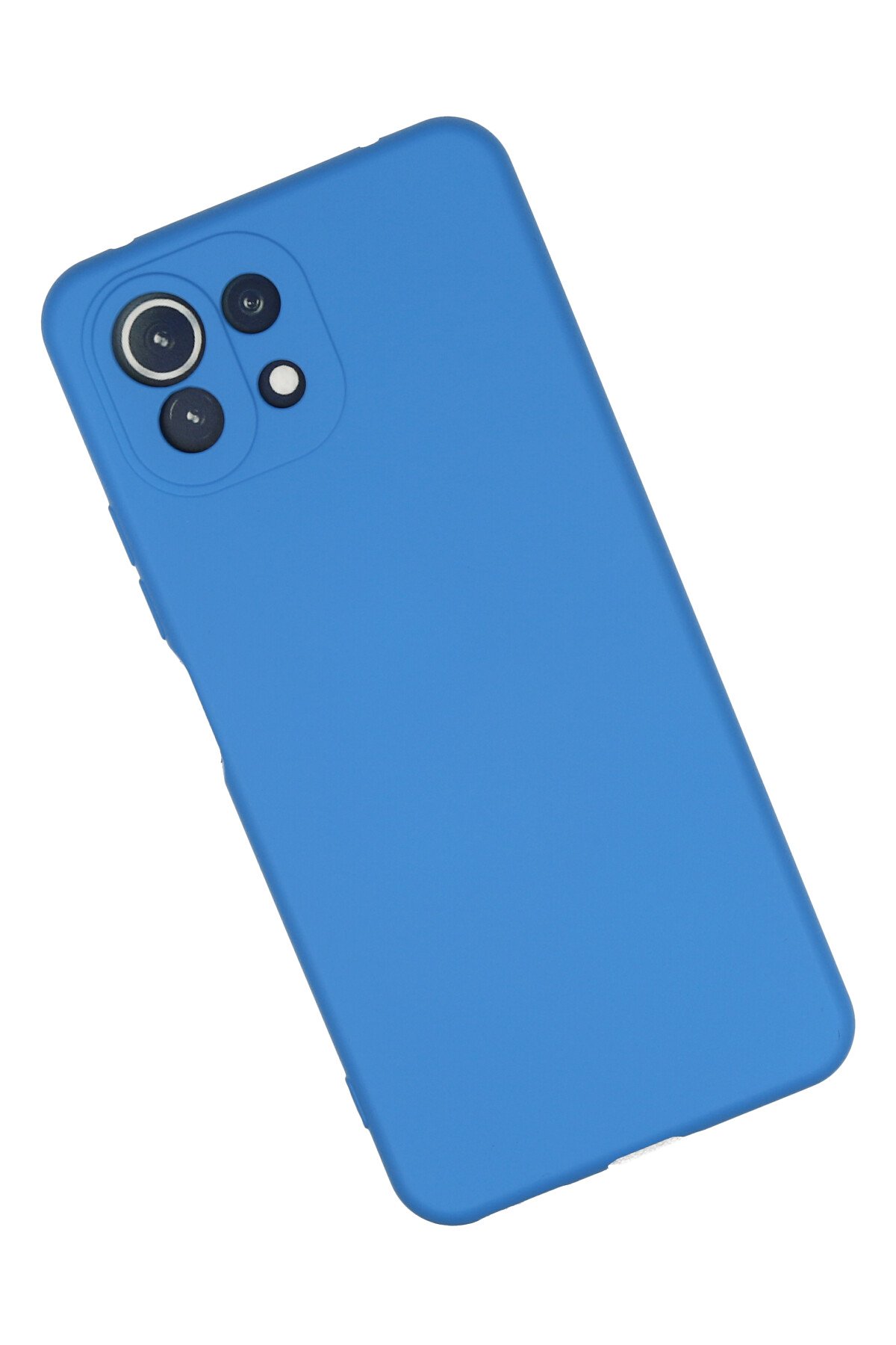 Newface Xiaomi Mİ 11 Lite Kılıf Nano içi Kadife Silikon - Gri
