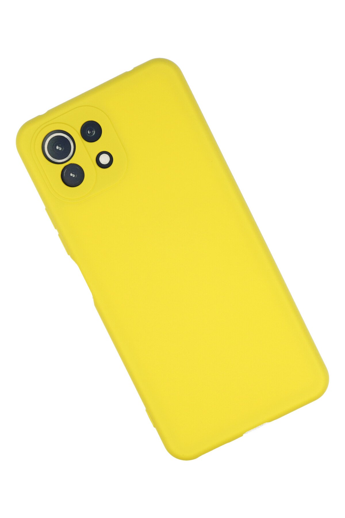 Newface Xiaomi Mİ 11 Lite Kılıf Pars Lens Yüzüklü Silikon - Lacivert